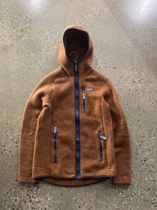 (Womens M) CM35 - Brown Patagonia Fleece