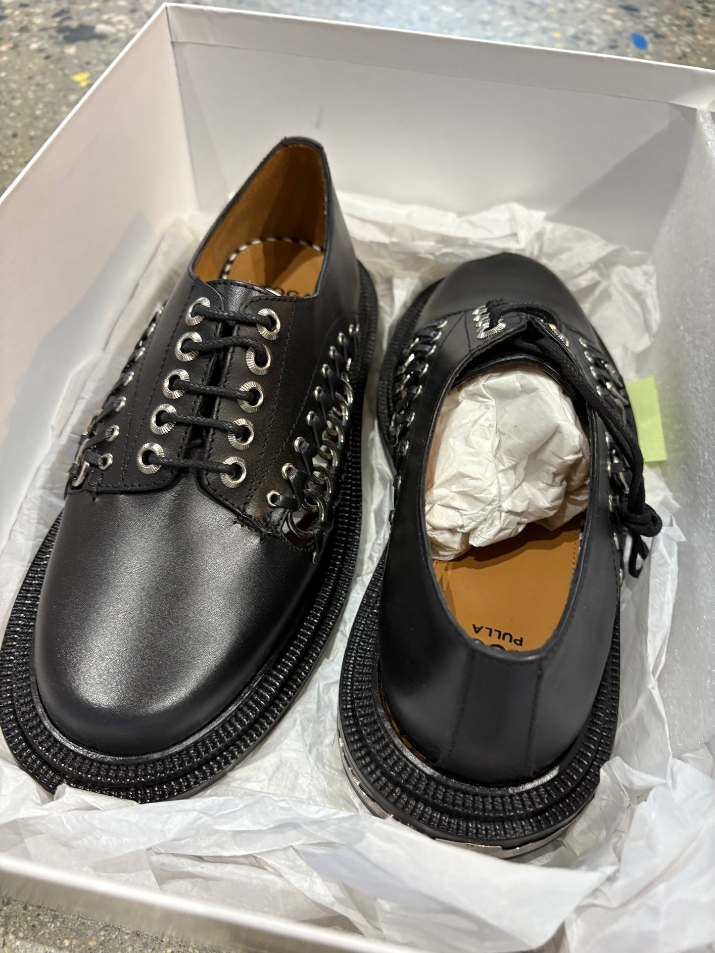 (EU36) Toga Pulla Black Derby *retail $725