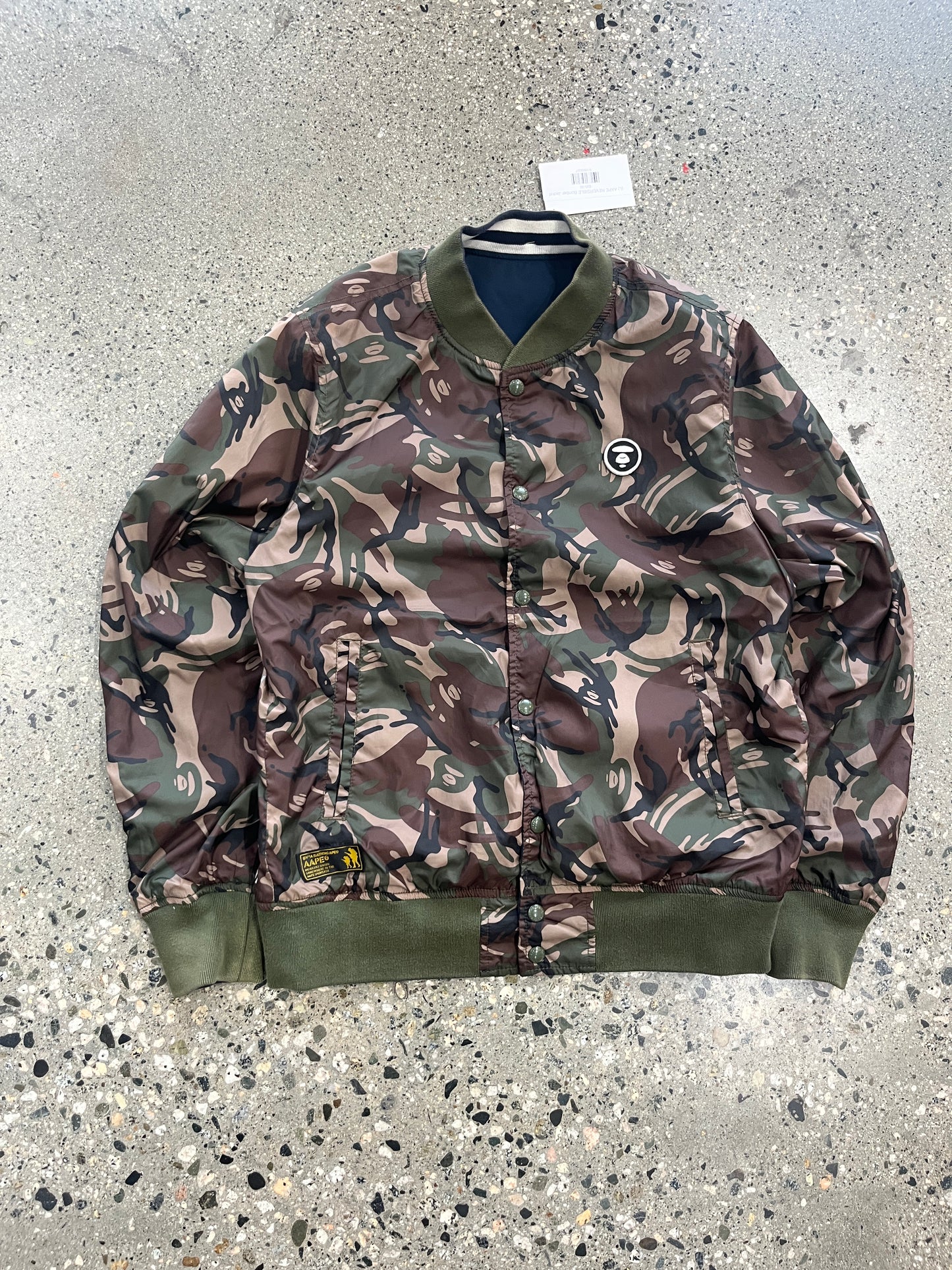 (L) AAPE REVERSIBLE Bomber Jacket