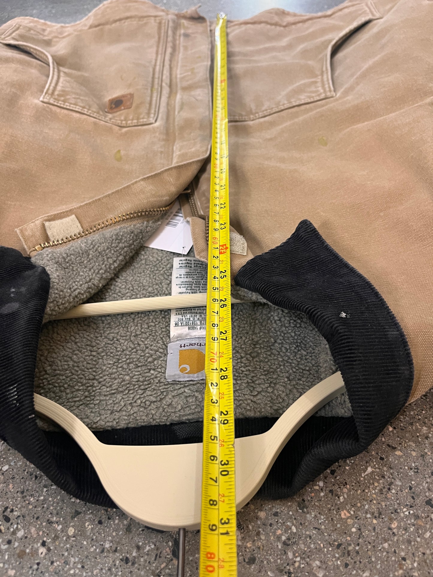 (L) Fleeced Line Carhartt Hybrid Work Jkt