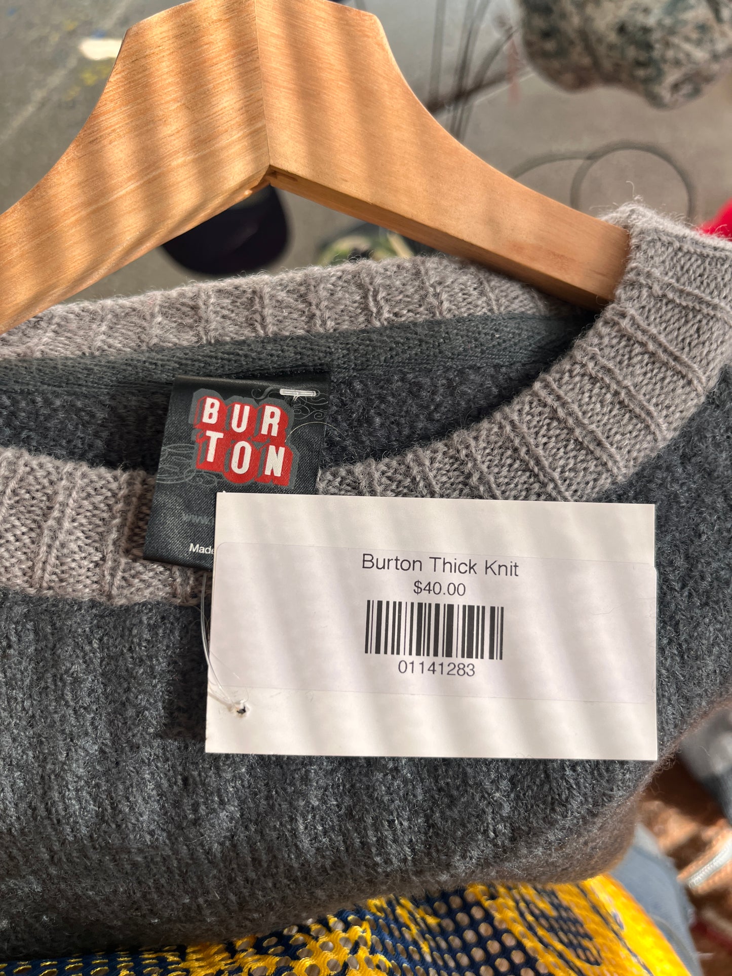 (M) Burton Thick Knit