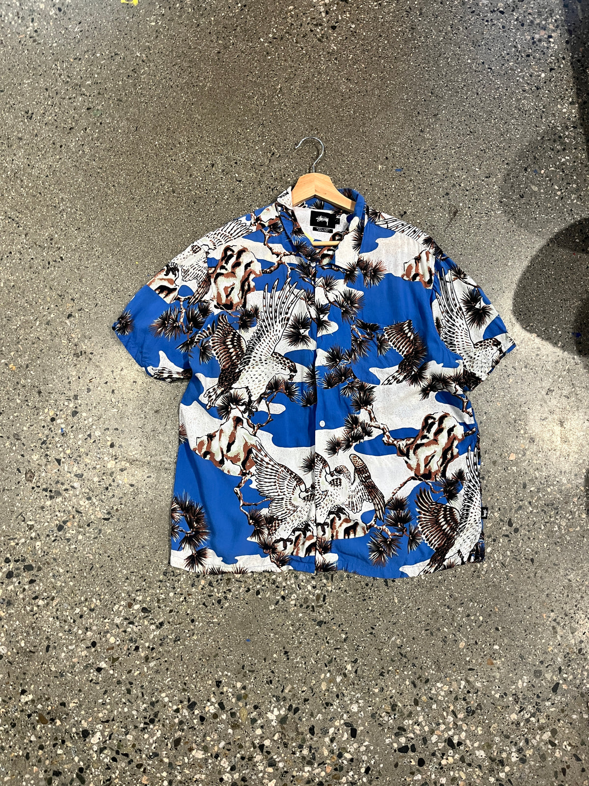(L) Stussy Falcon Rayon Shirt