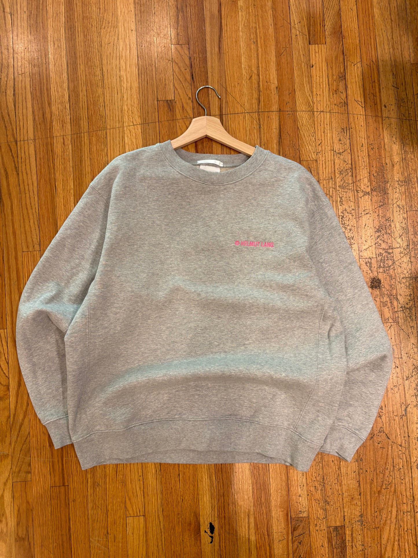 Ar42| (M/L) Helmut Lang Script Crewneck