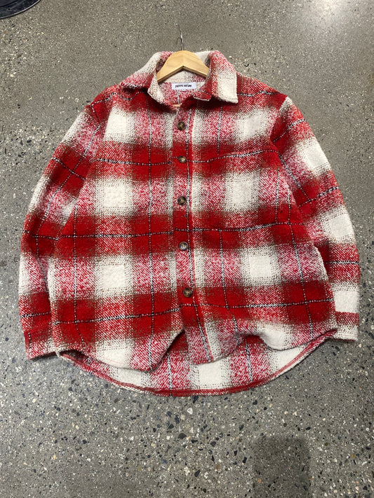 (M) Fking Awesome Flannel Thick Jacket