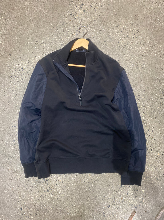 (L) Y3 Yohji Yamamoto Half Zip Top