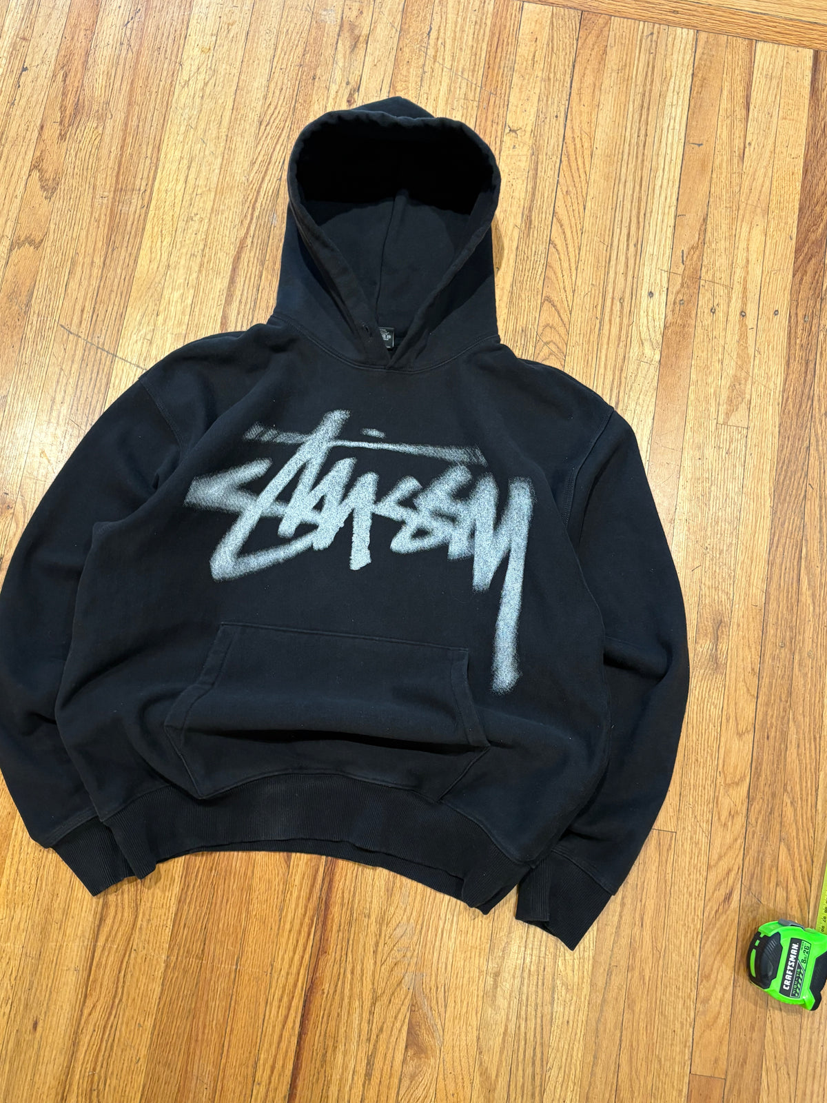 (L) Stussy Heavy Cotton Motion Blur Hoodie