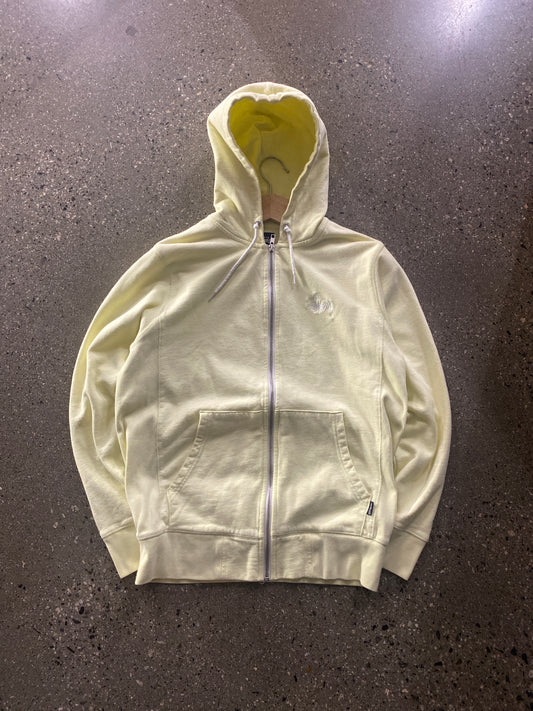 (Womens S) Stussy Bright Yellow Zip