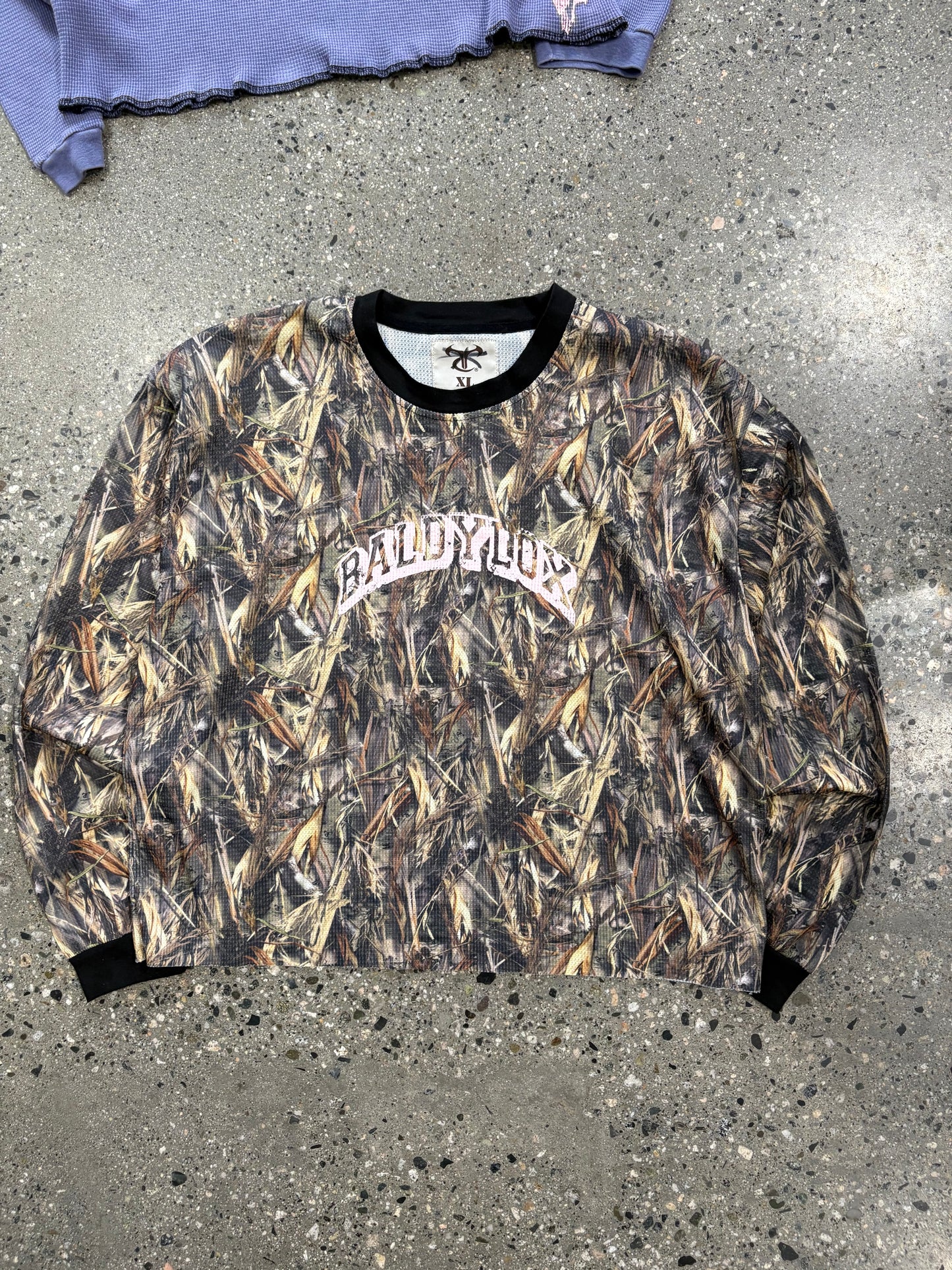 (XL) Baldy 1/1 Spell out Cropped Real Tree