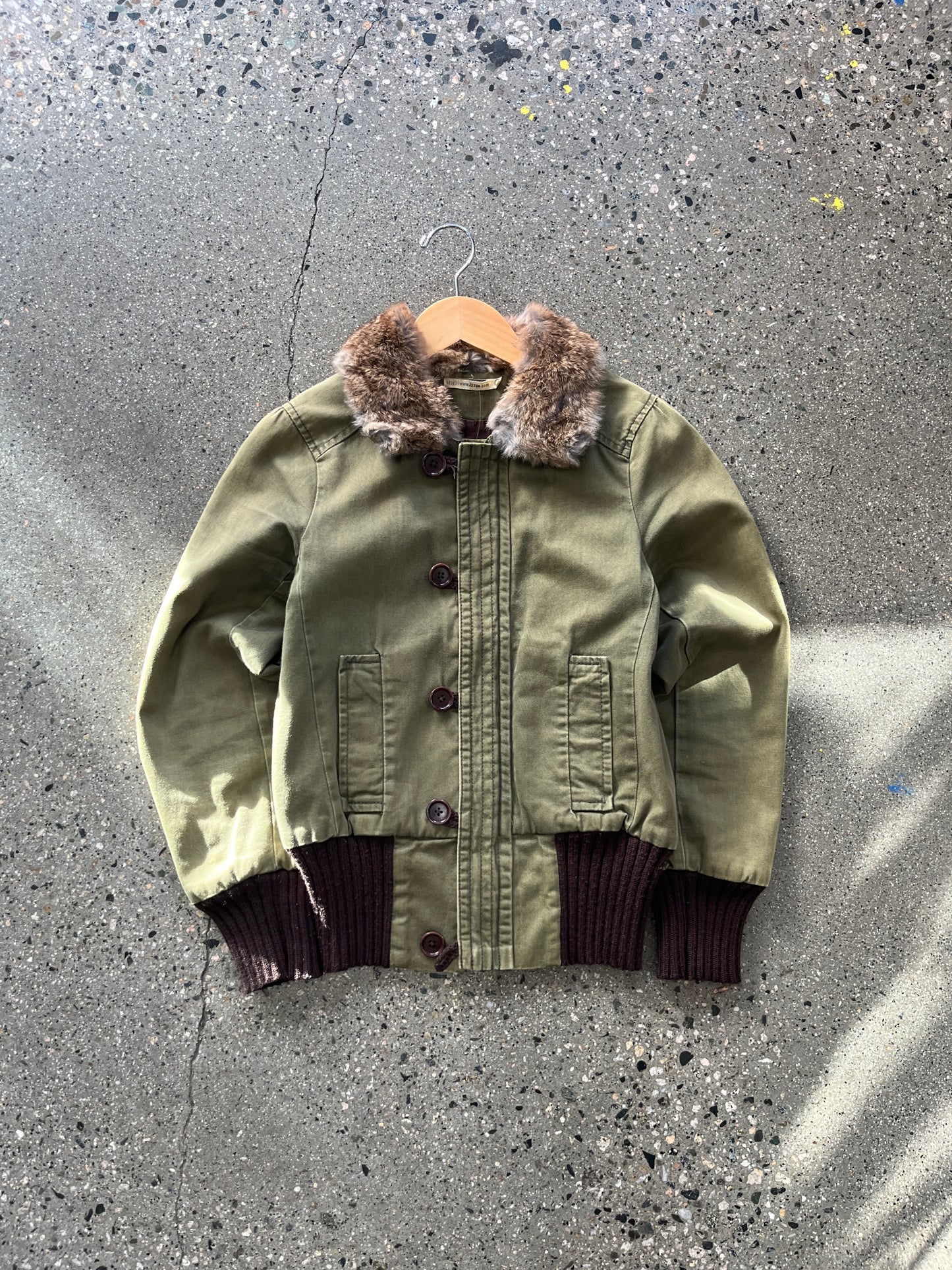 (M) Diesel Womens Army Harrington