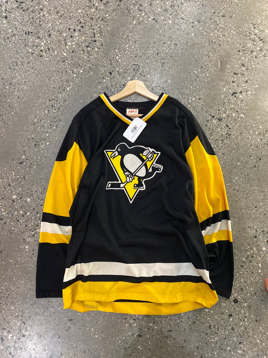 (L) 1990s Pittsburgh Penguins Jersey