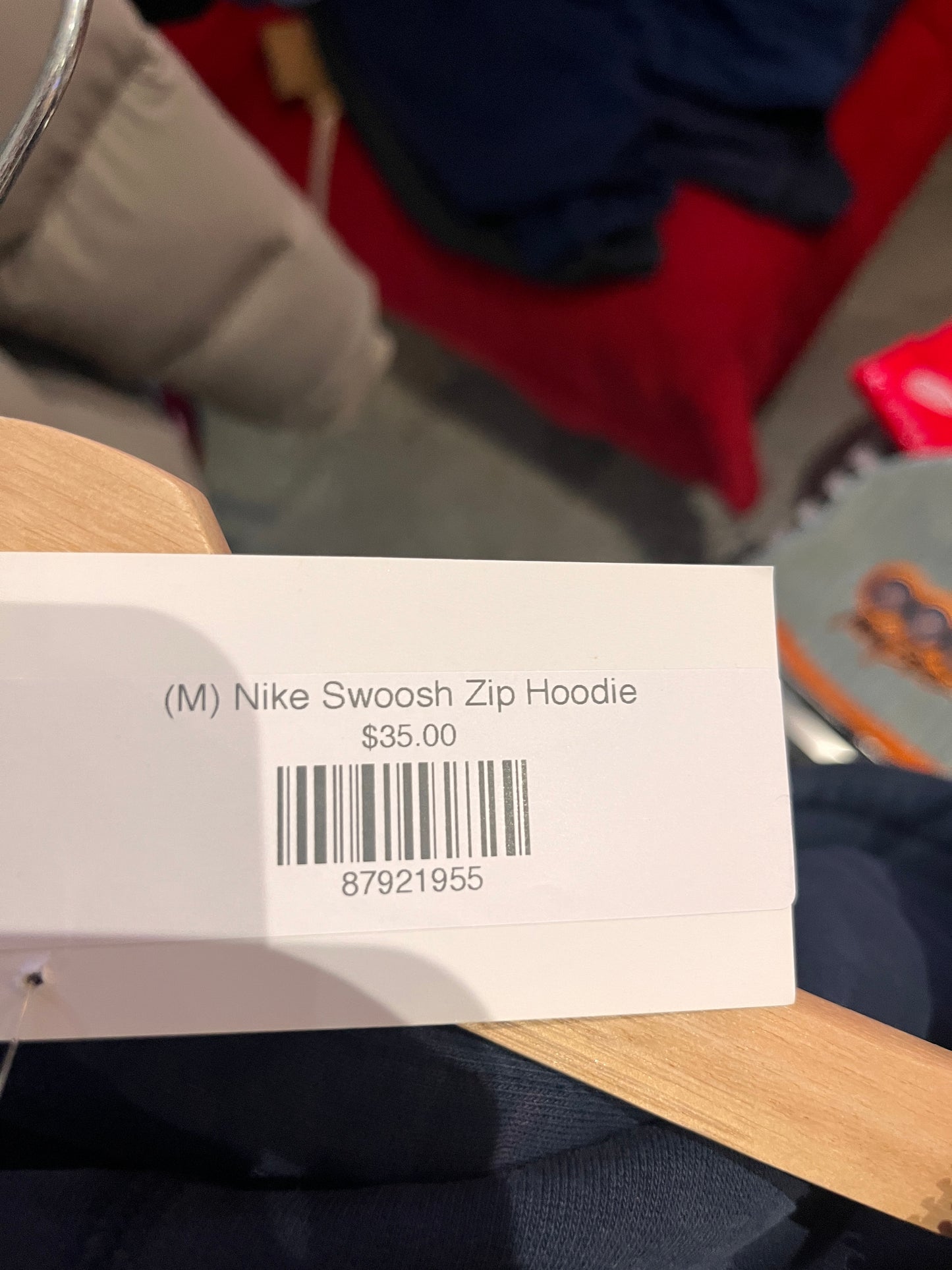 (M) Nike Swoosh Zip Hoodie