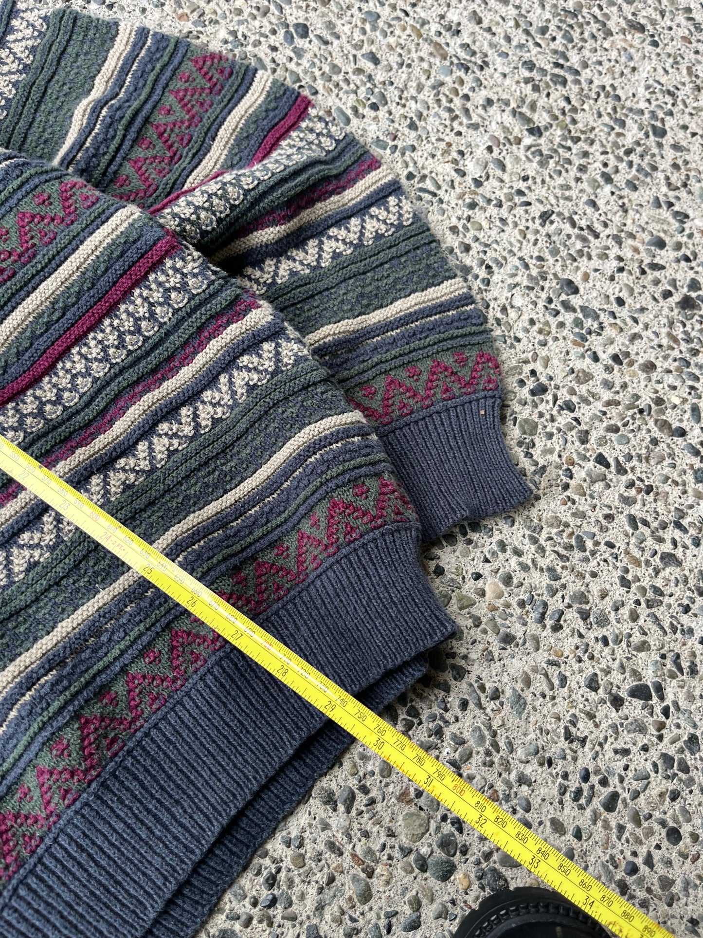 (XL) 1990s Textured Cotton Sweater