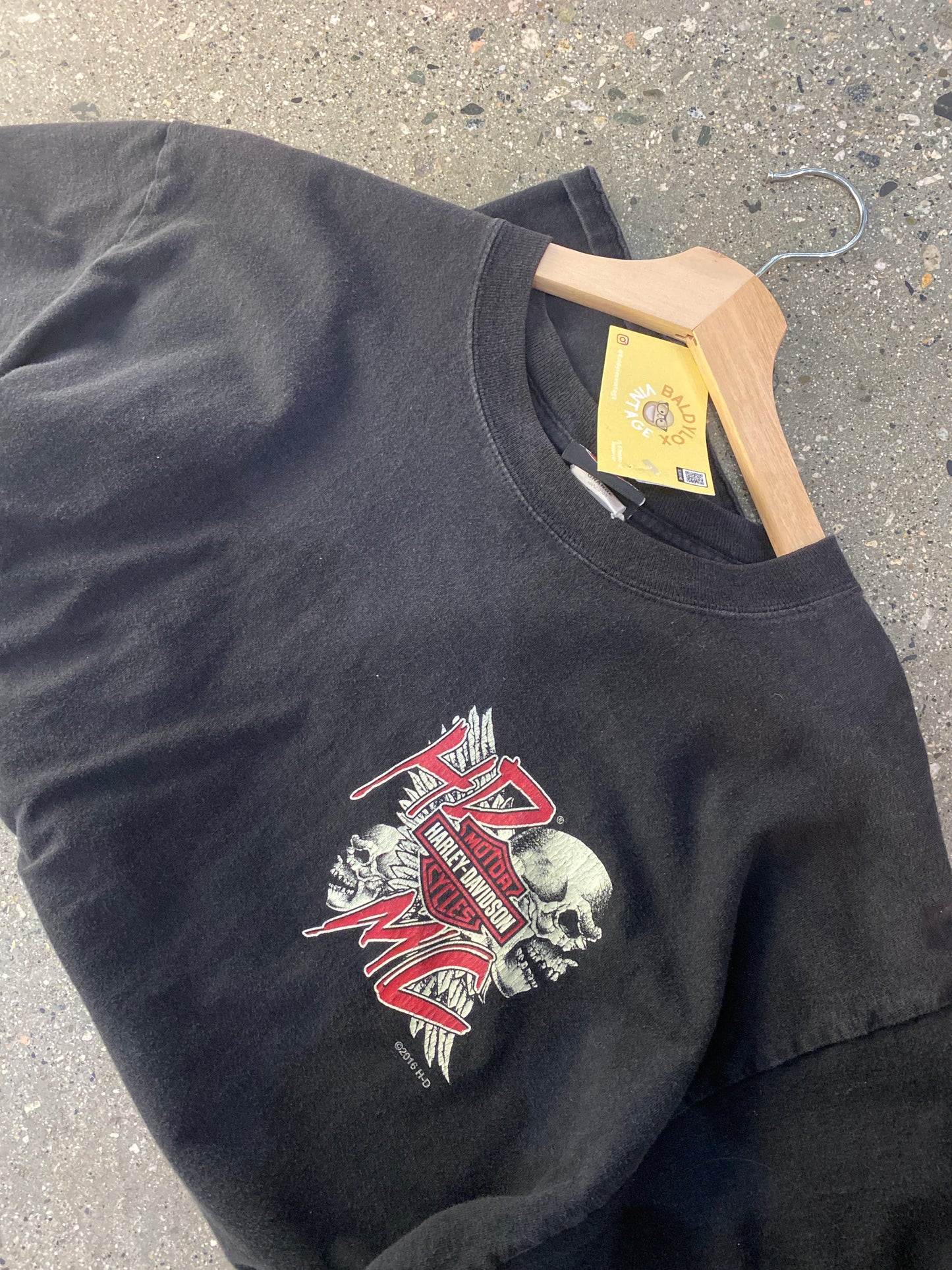 (L) Harley Lone Wolf Tee