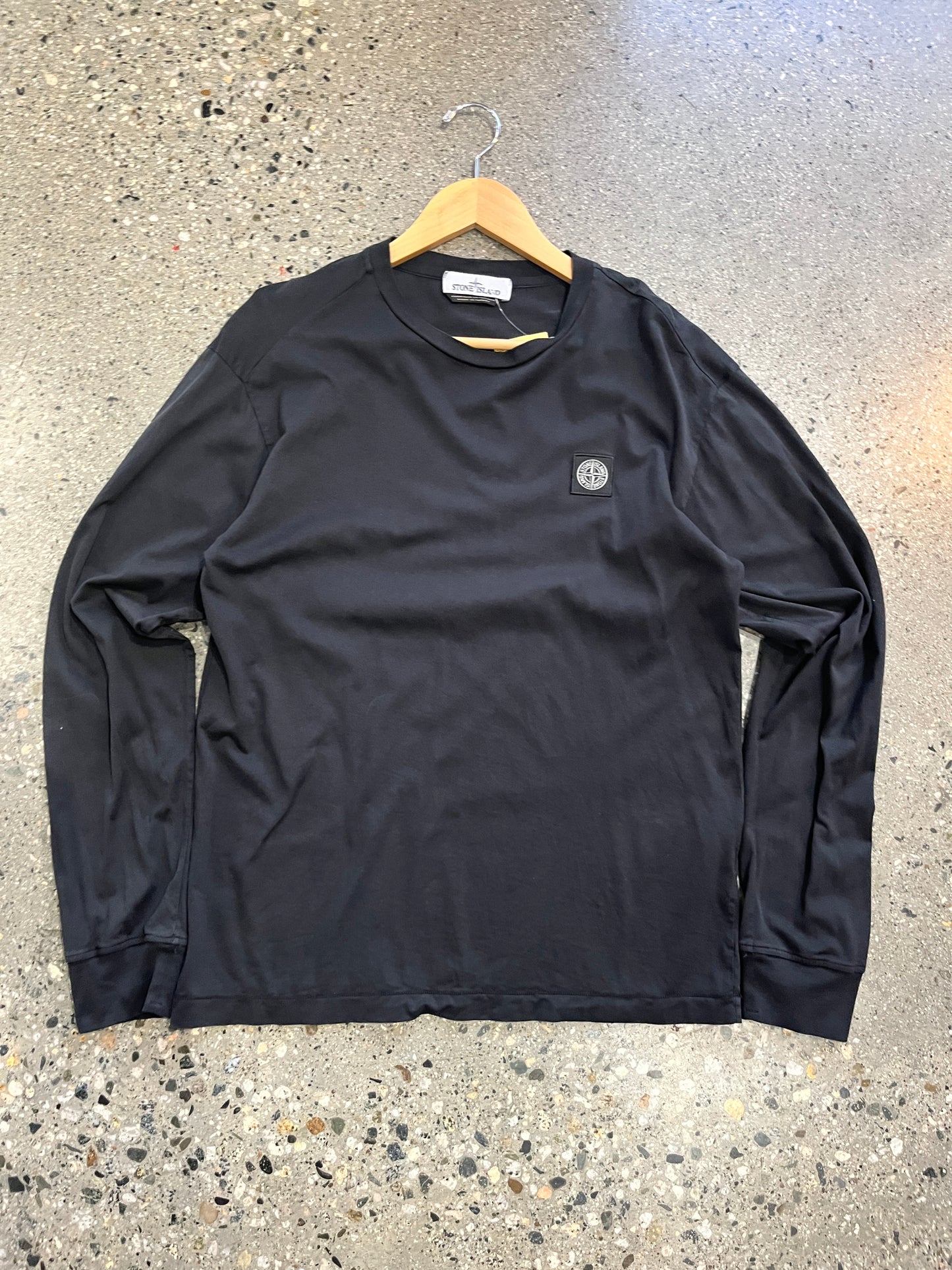 (M) Stone Island Black LS
