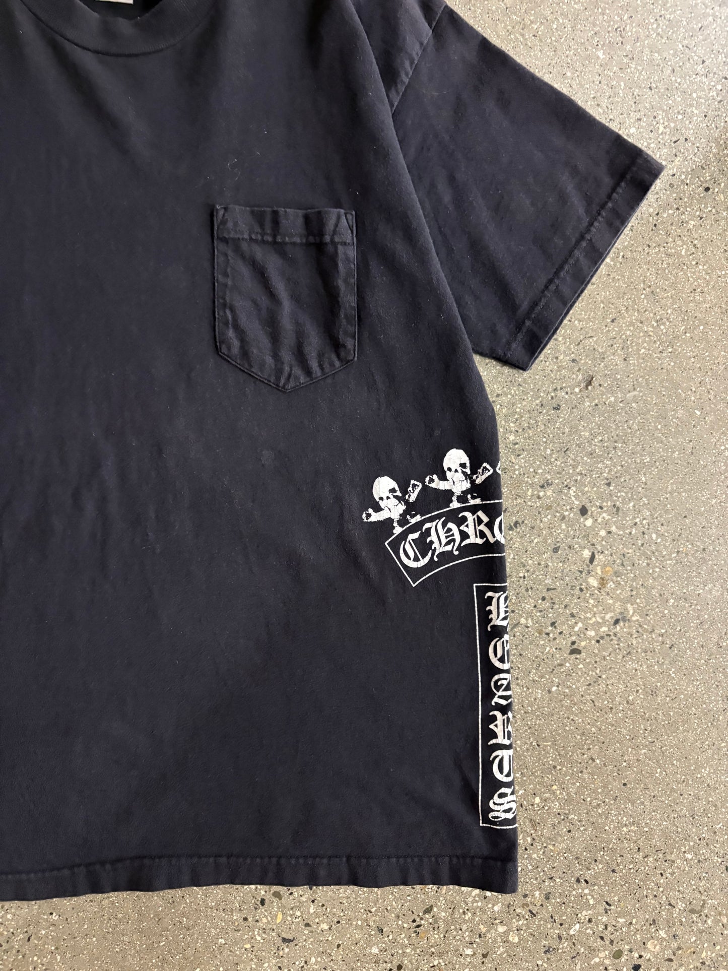 (L) 1990s/Early 00s Rare Foti Chrome Hearts Black Tee