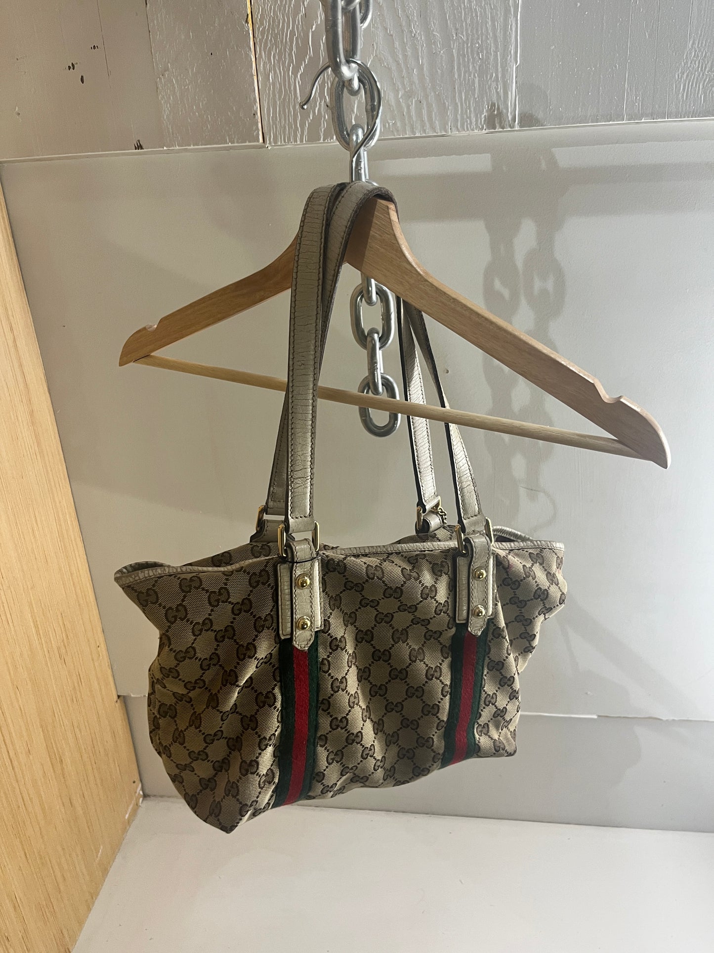 (OS) Gucci Sherry Line Tote Bag — (As is)
