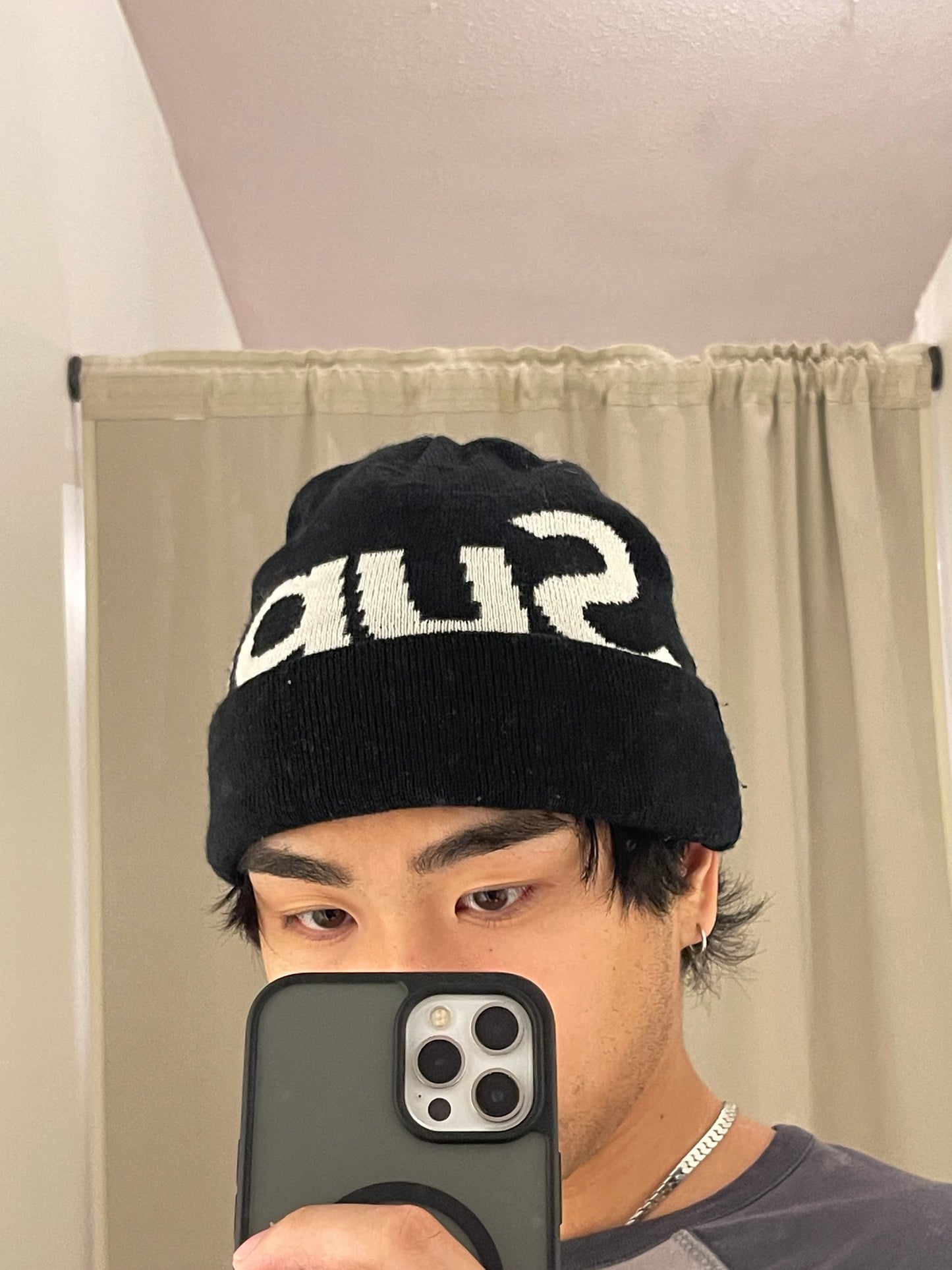 (OS) Supreme Beanie Script Logo Spell out