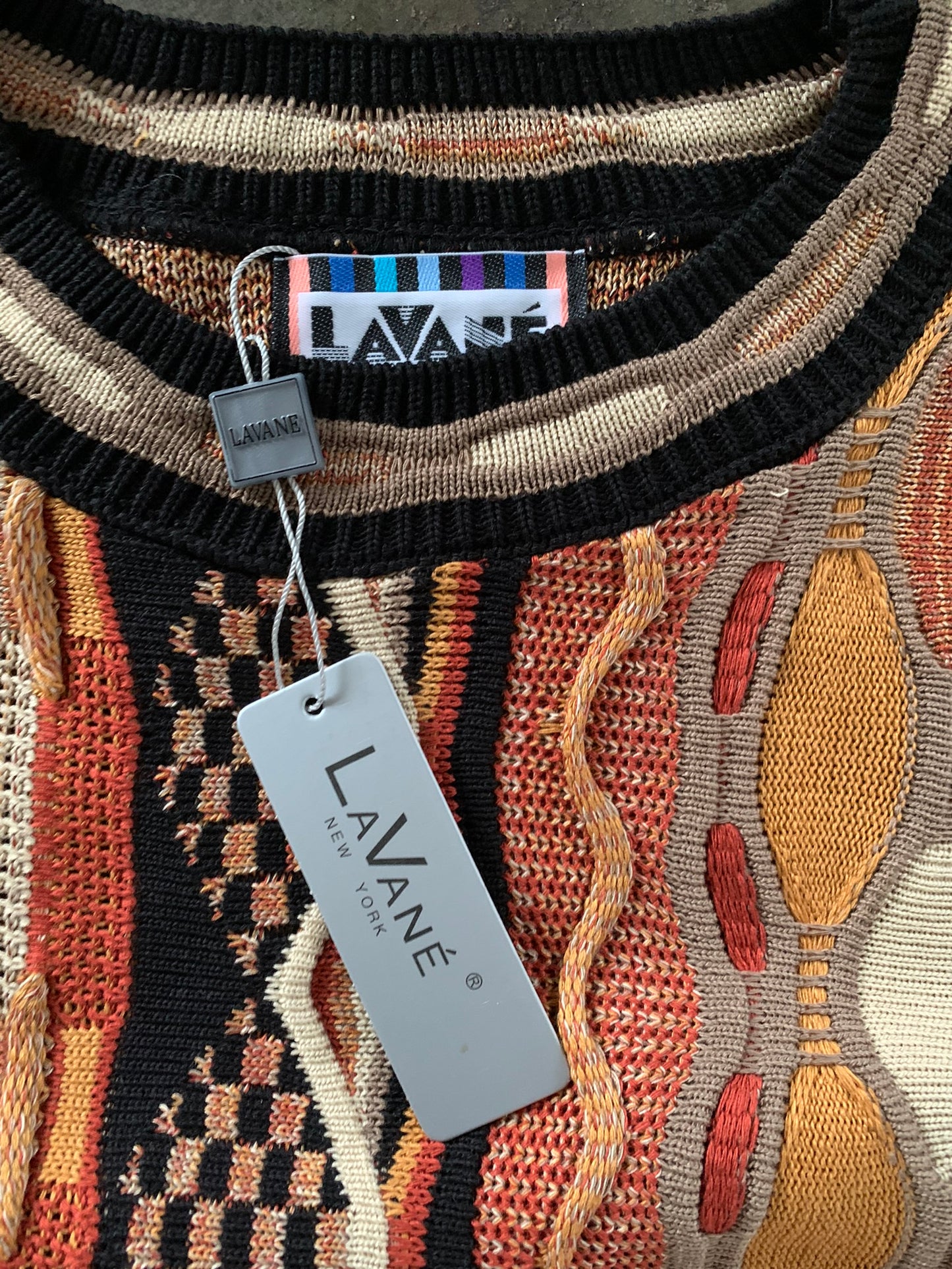 (2X) 90s Deadstock Lavane Coogi Style Knits