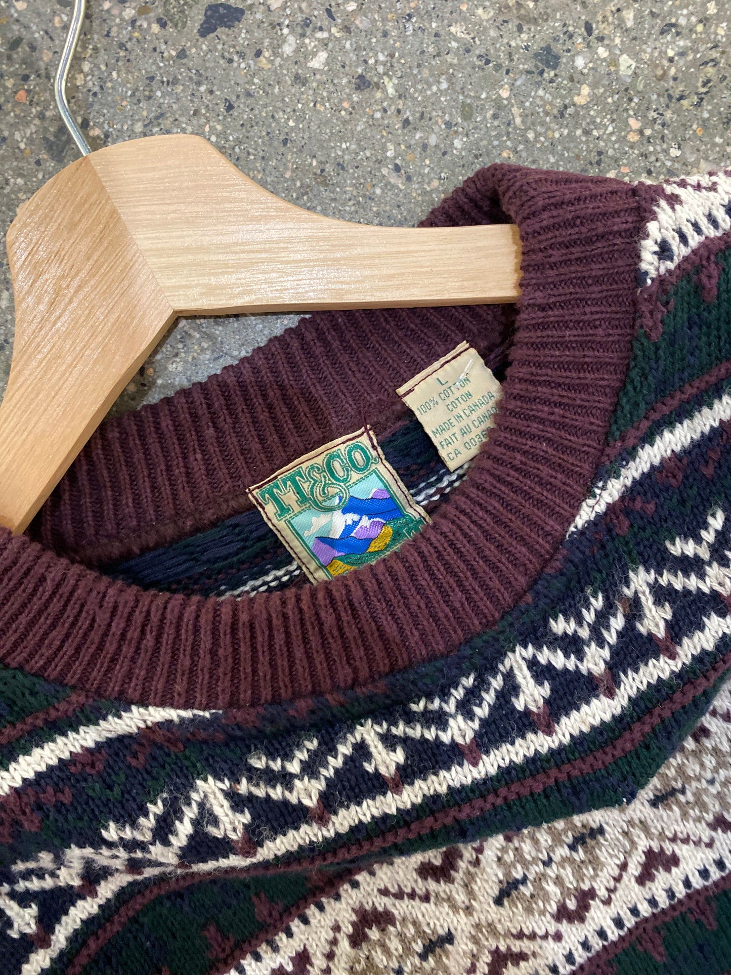 (L) TT&CO textured knit