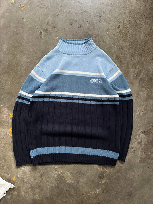 (L/XL) Vintage Southpole Turtleneck Knit