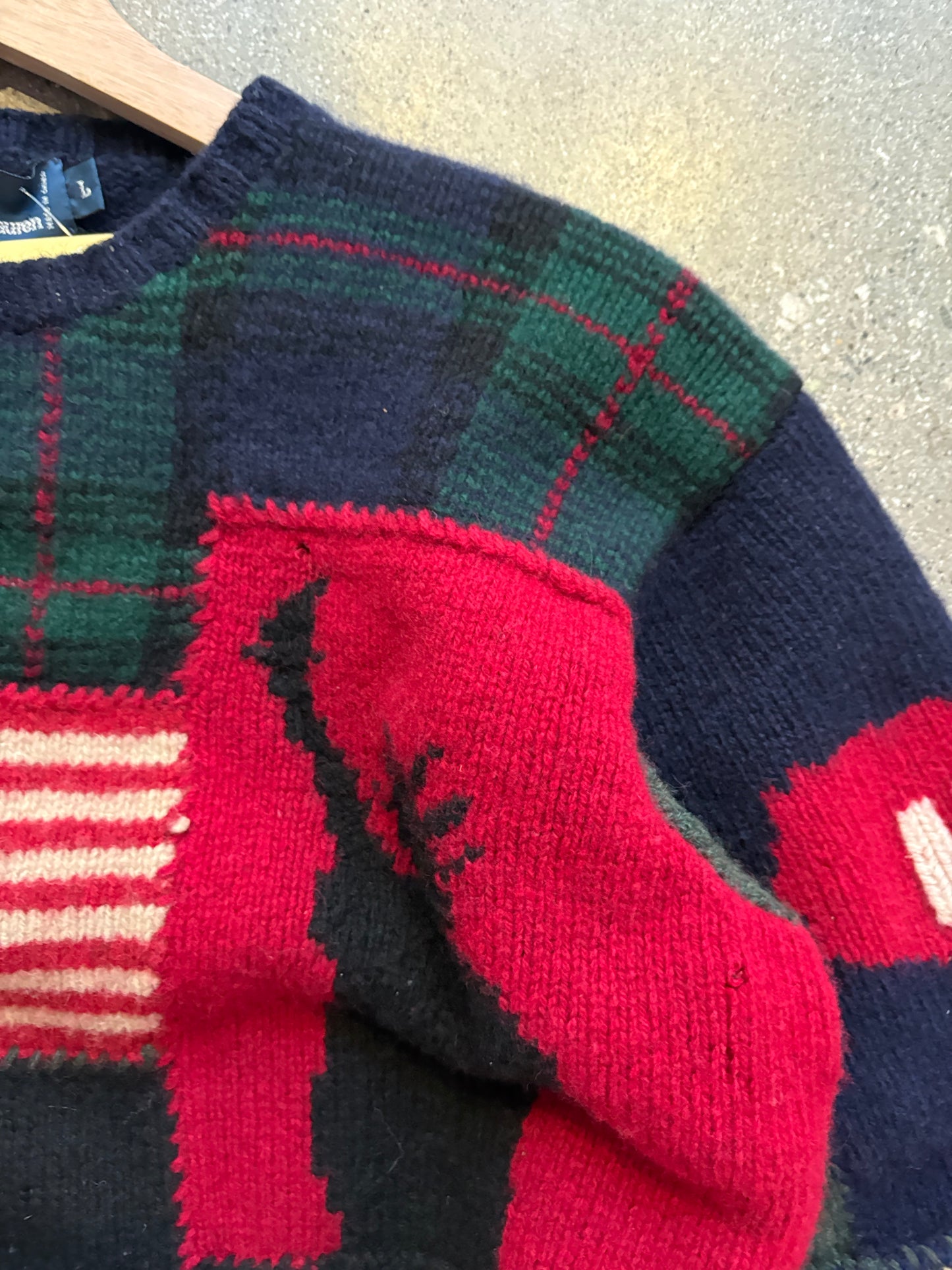 (Extremely Rare) Vintage Polo 9/11 Tribute Handknit