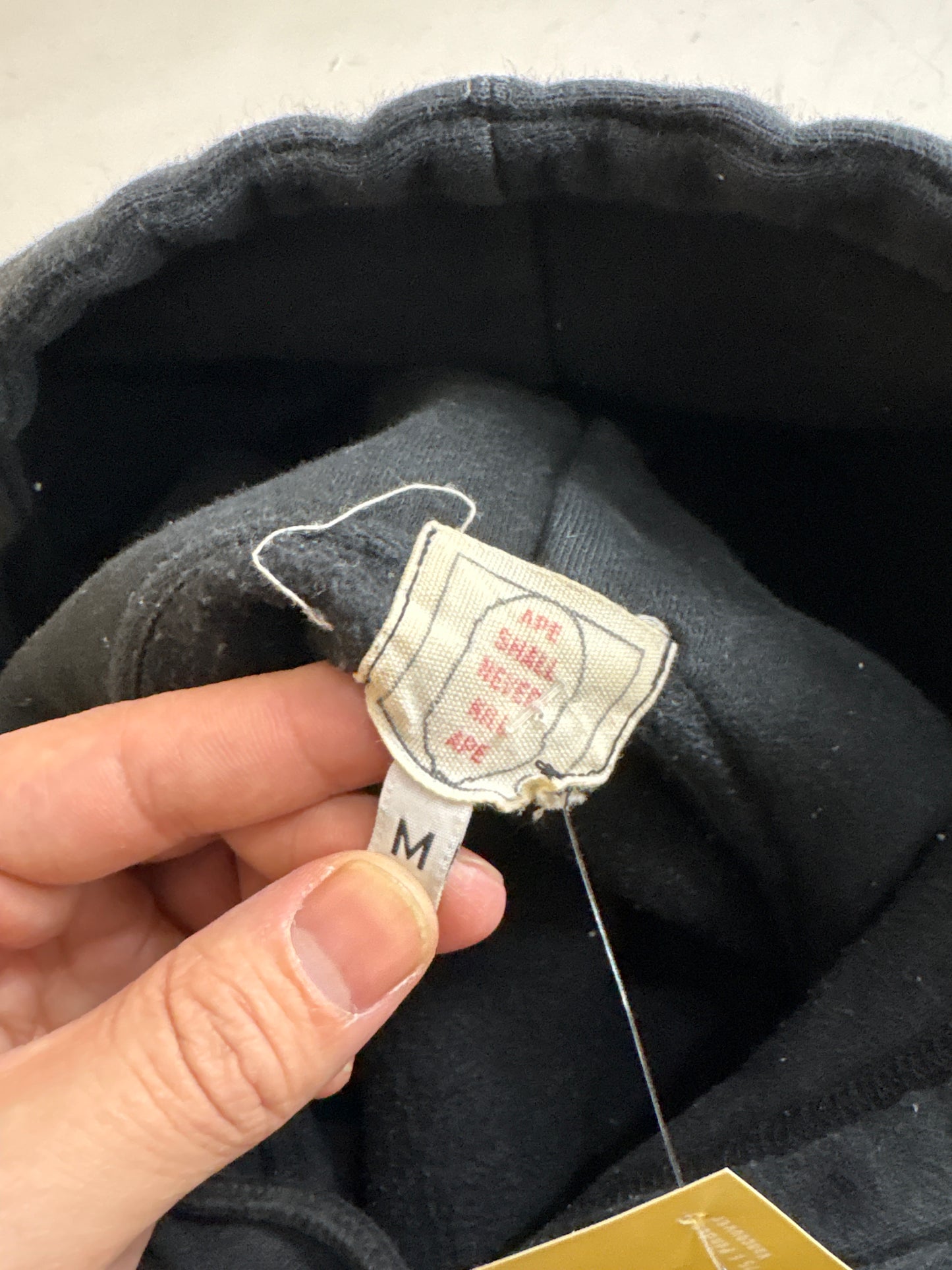 (M) 1990s Black Bape Hoodie