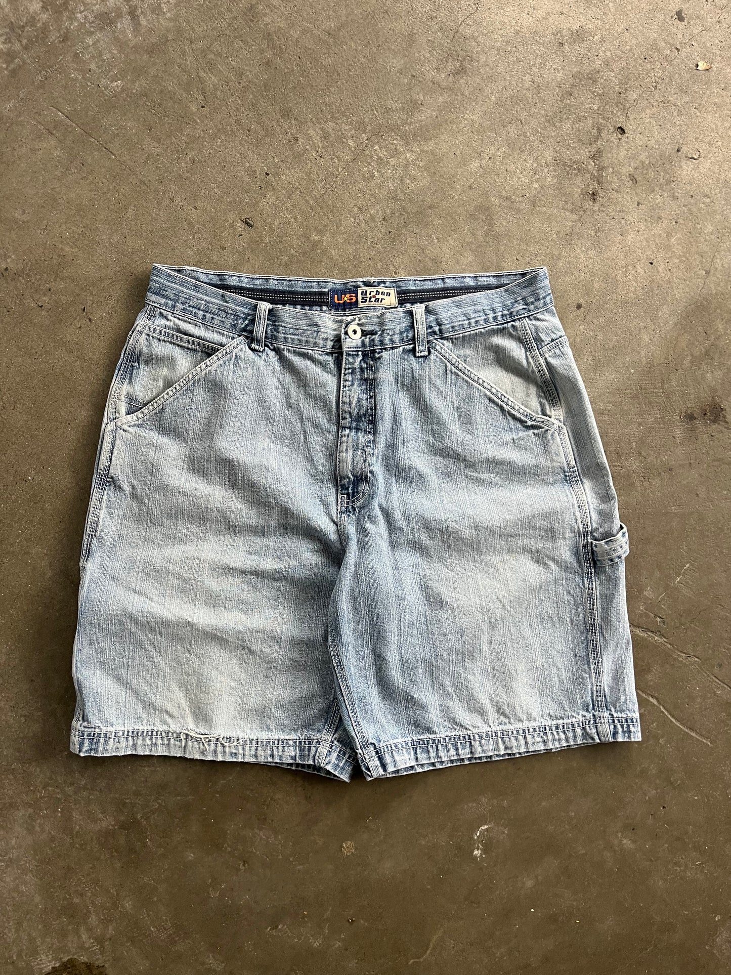 (XL) Y2K Urban Star Carpenter Jort