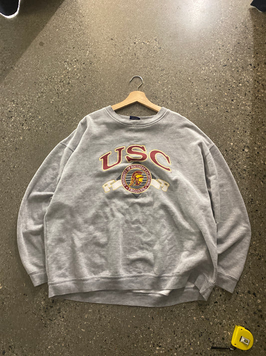 (2X) 2000s USC TROJANS CREWNECK