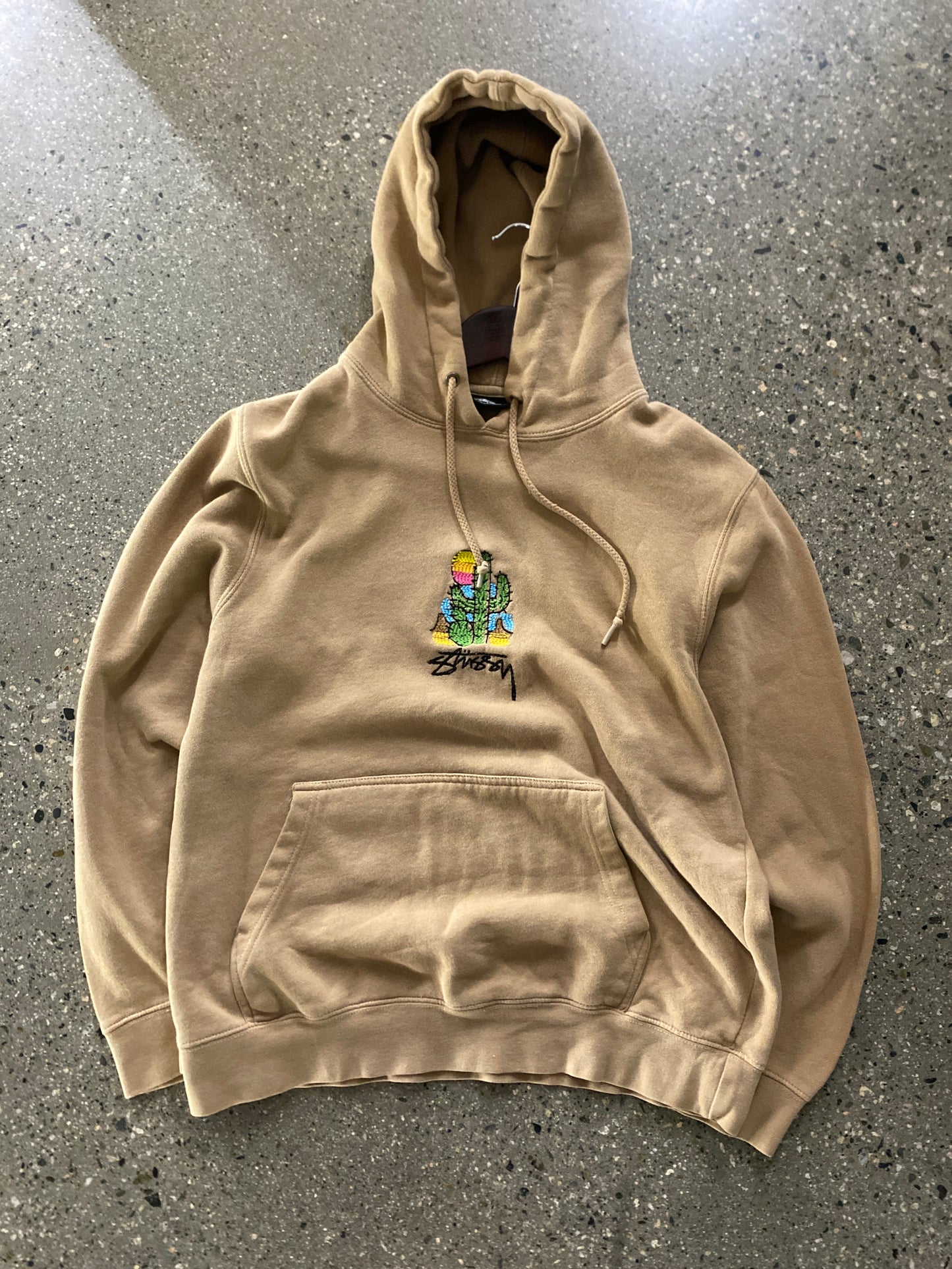 (S) Stussy Cactus Hoodie Cafe