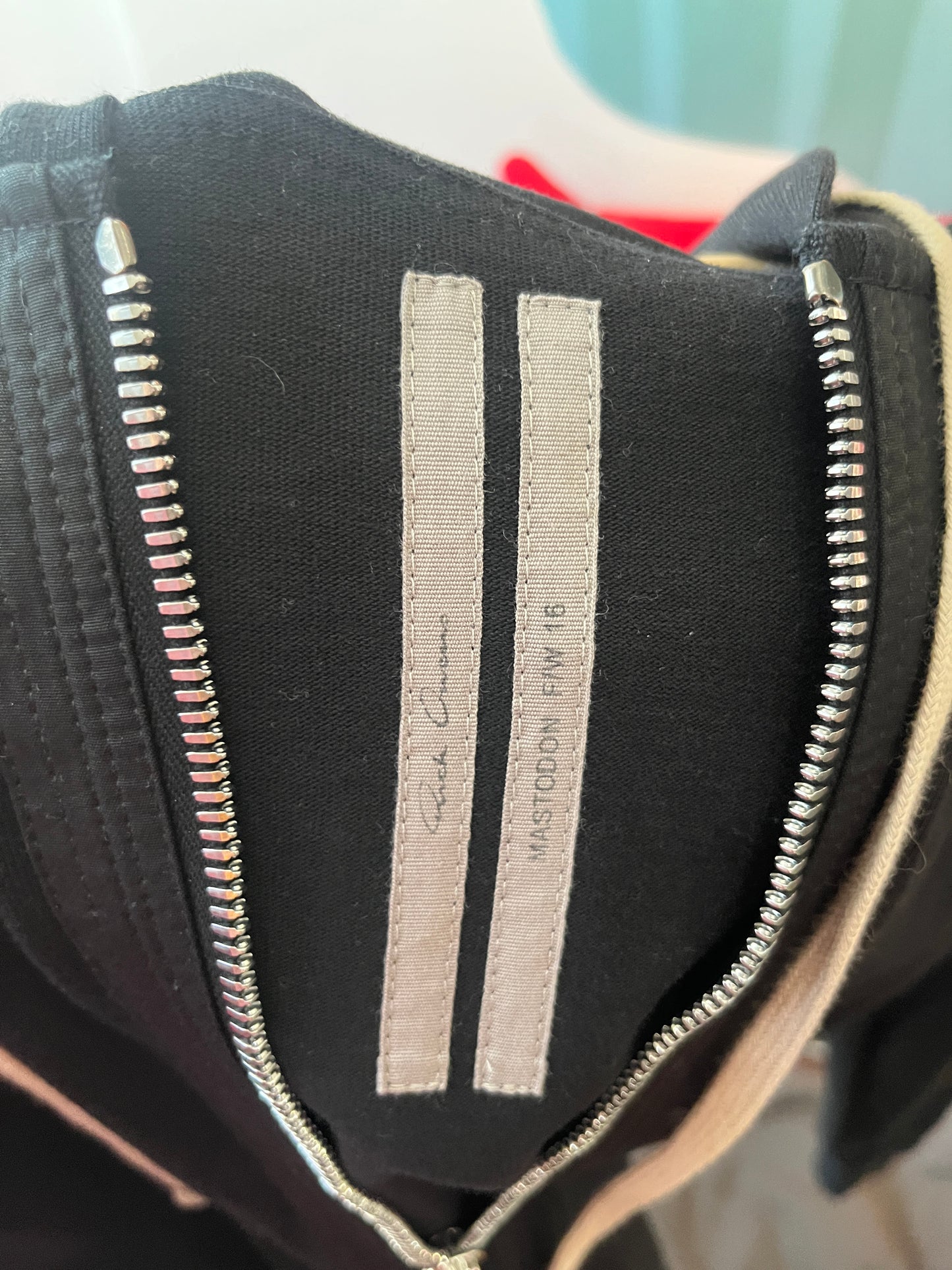 (L) Rick Owens Mastodon SS16 Zip Up Hoodie