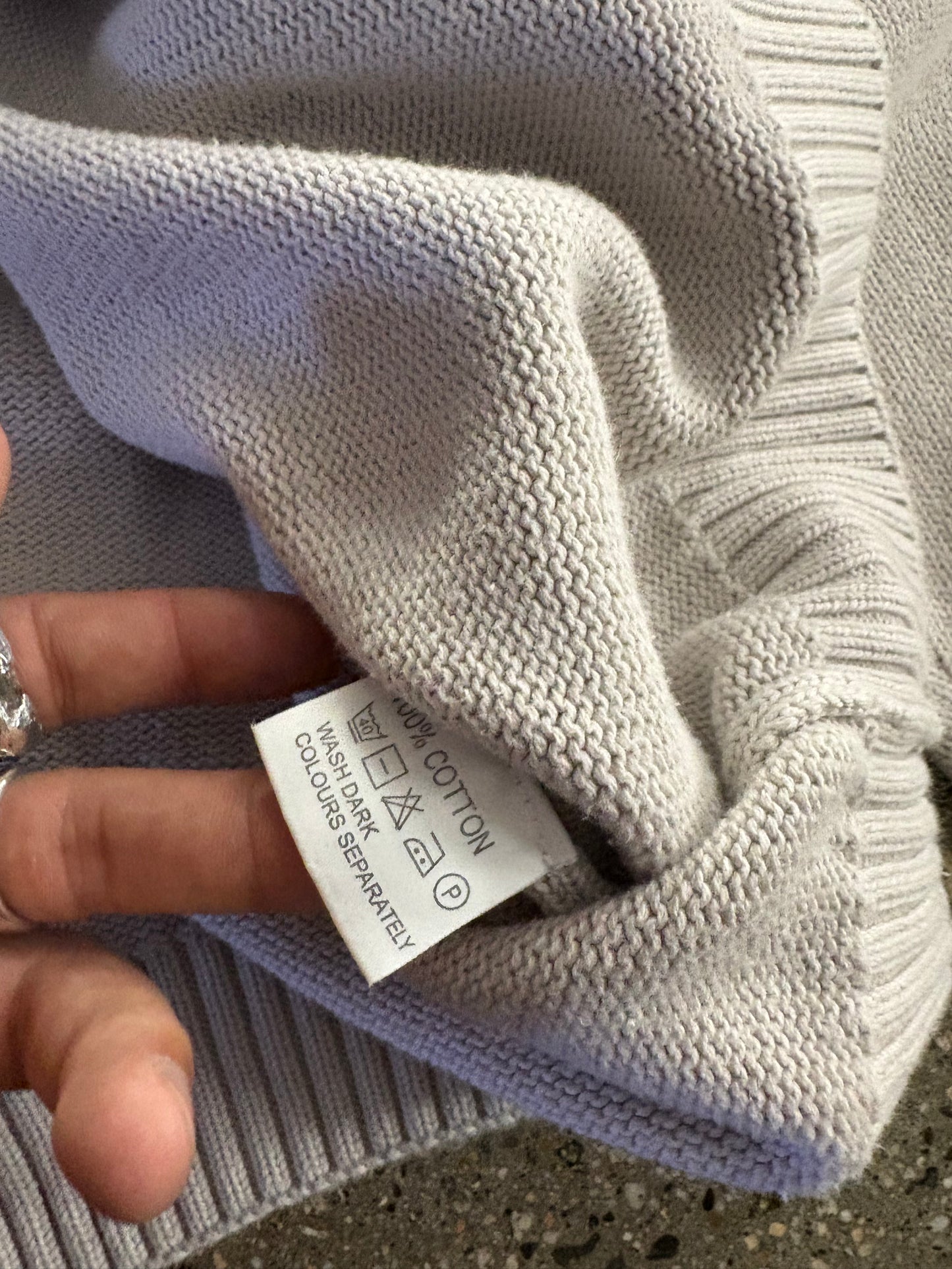 (L/XL) 1990s YSL Logo Knit