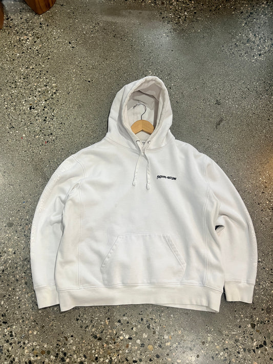 (L) F*cking Awesome White Hoodie