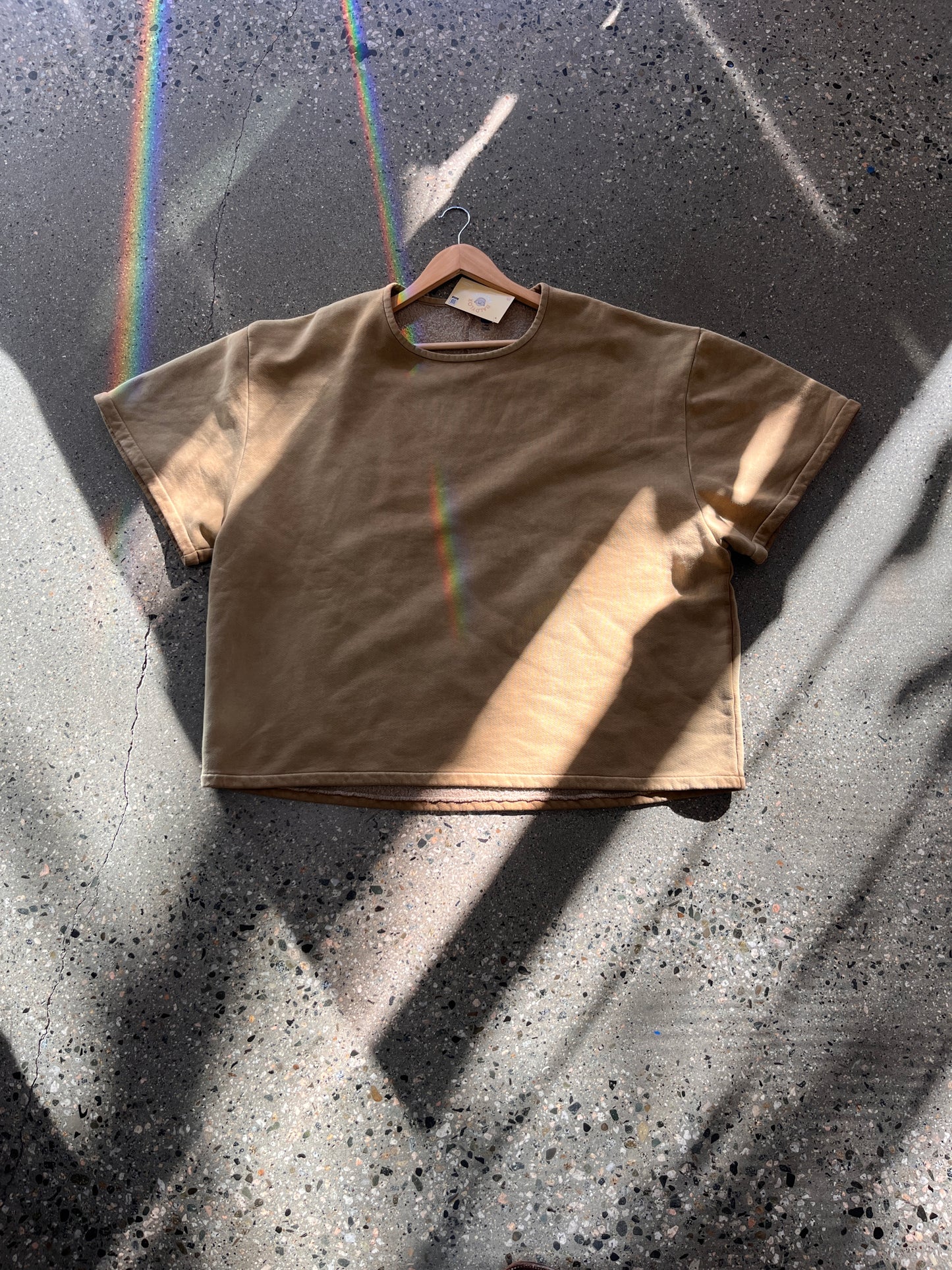 (L) YZY GAP YOKE FLEECE TEE