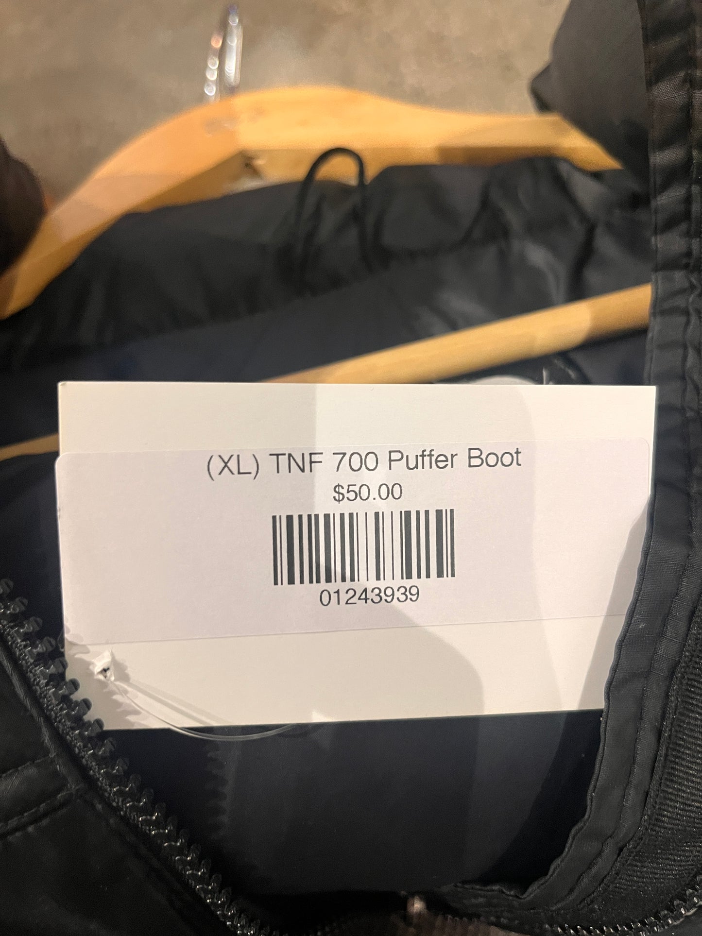 (XL) TNF 700 Puffer Boot