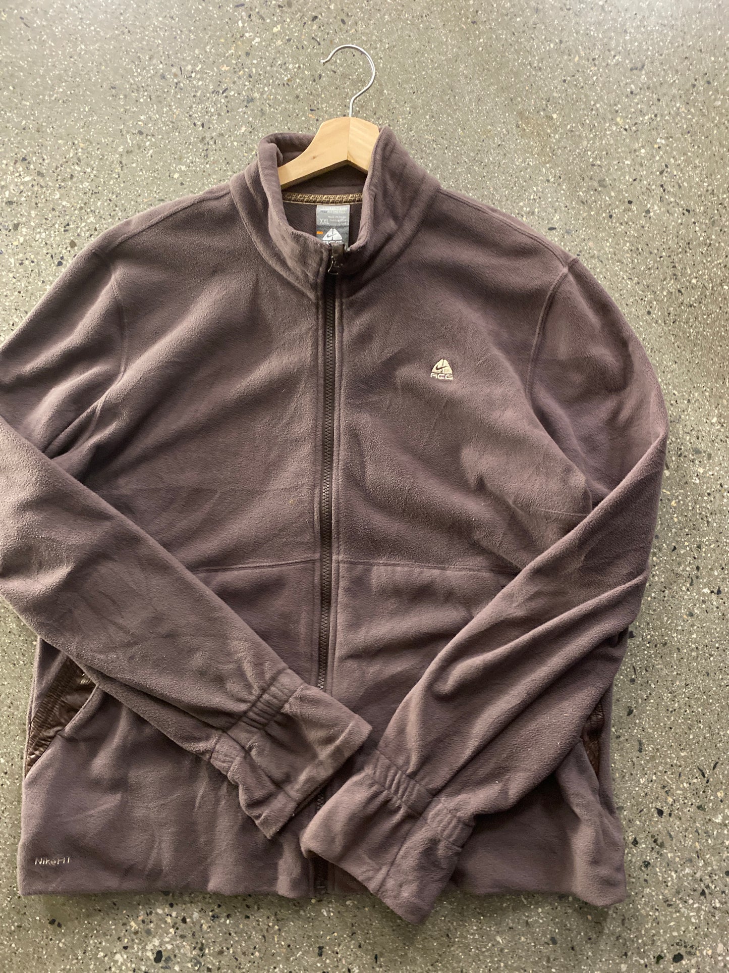 (Womens 2X) Vintage Nike ACG FLEECE BROWN