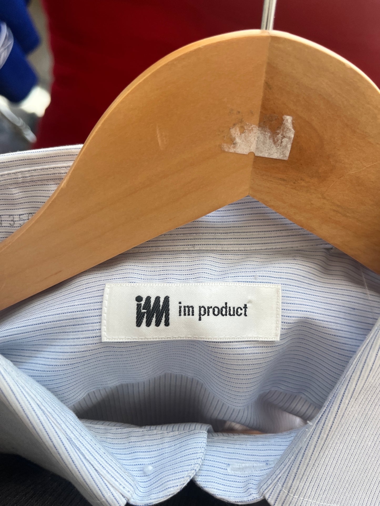 (M) Issey Miyake Cropped Pinstripe S/S Shirt