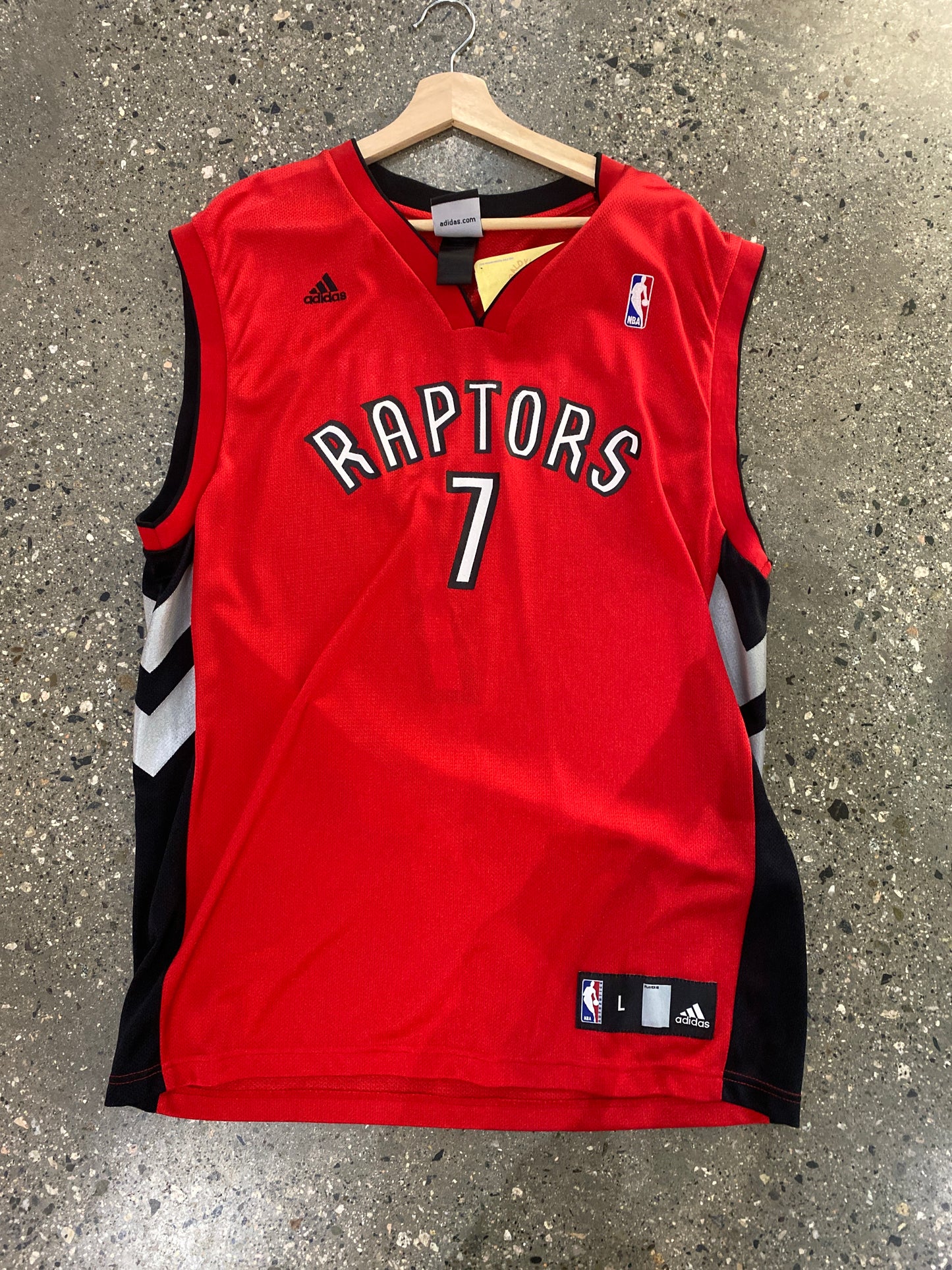 (L/XL) 00s Raptors Adidas #7 Jersey