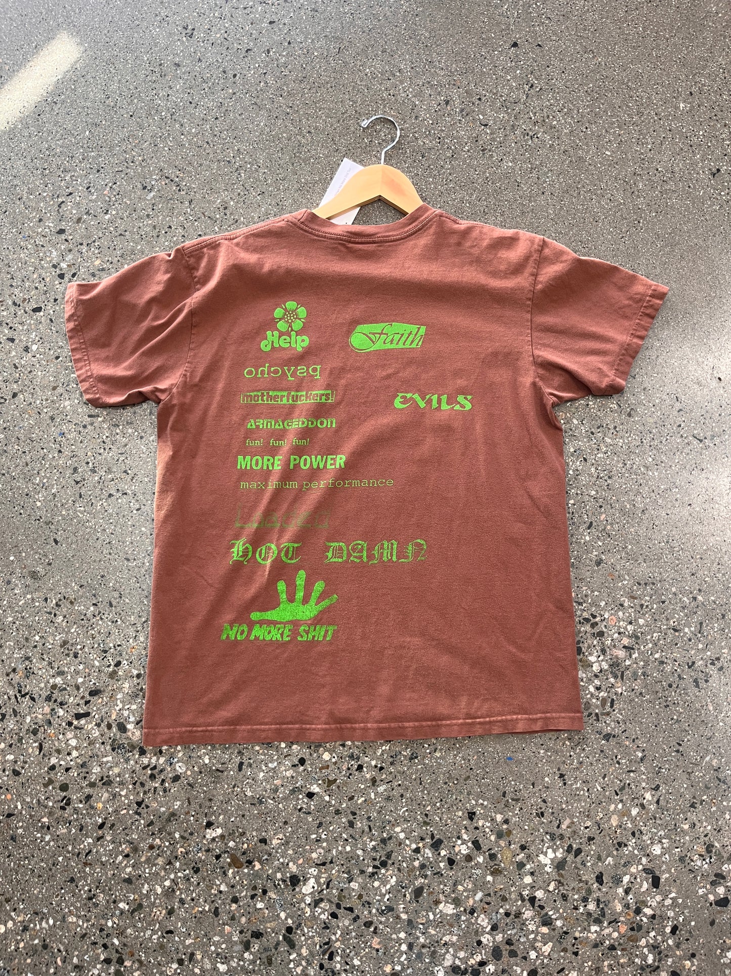 (M) Supreme Brown No More Shit Tee