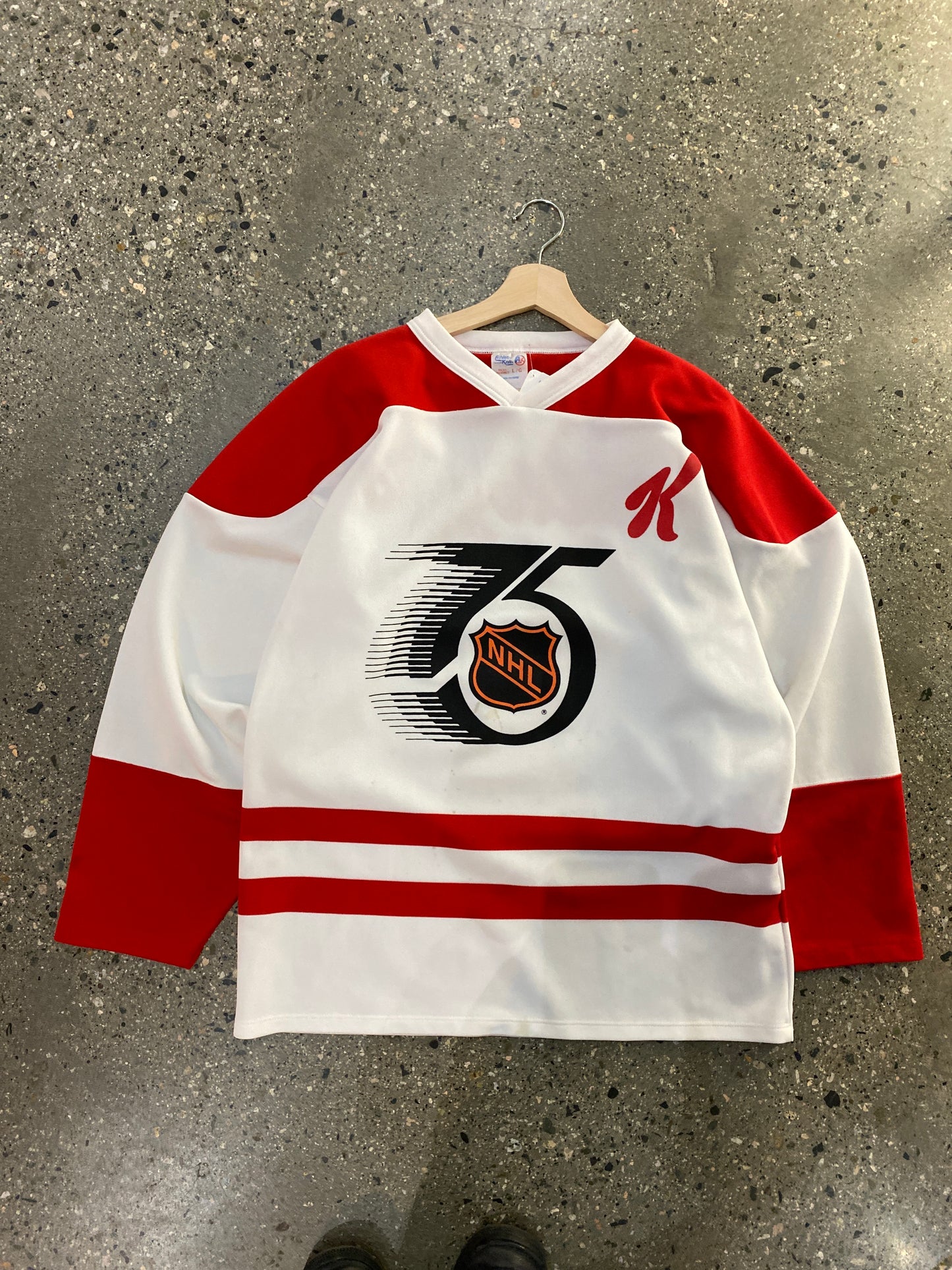 (L) NHL 75th Anniversary Kellogg's Long Sleeve Jersey