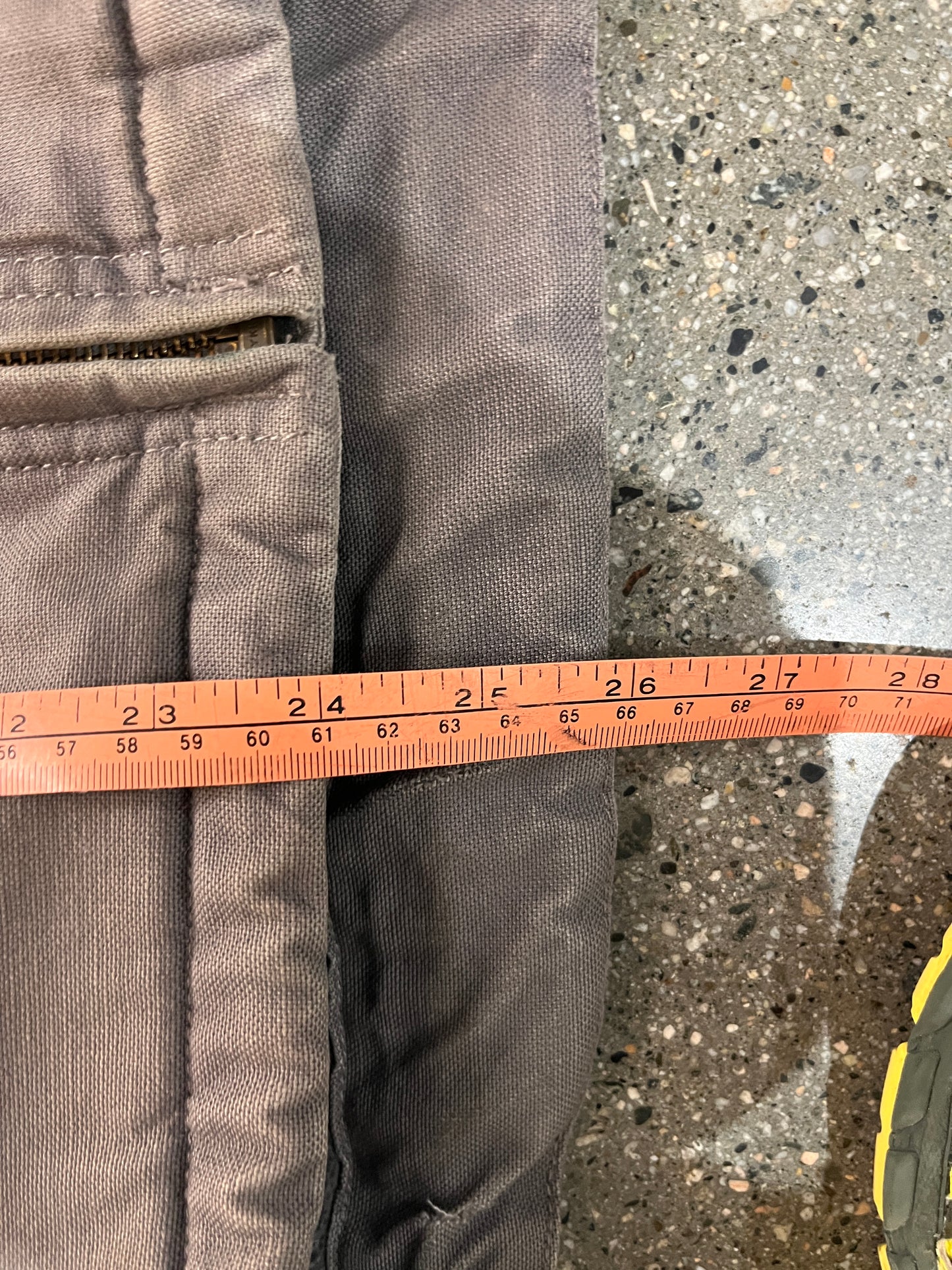 (L) Grey Utility Hooded Carhartt Jacket
