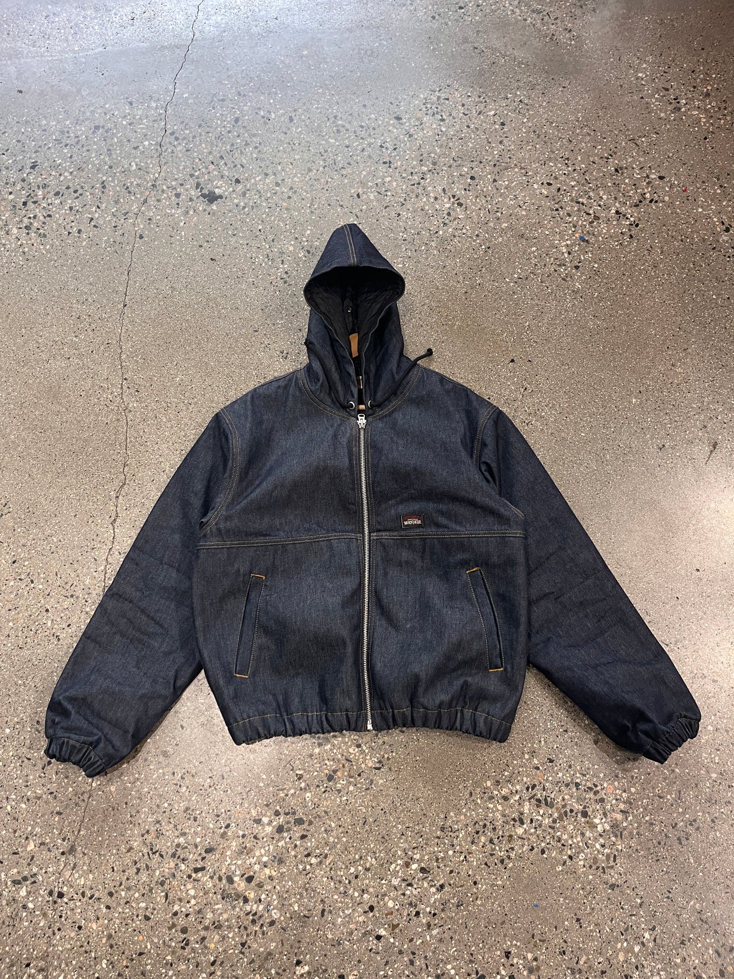 (L) Stussy Work Jacket Hooded Raw
