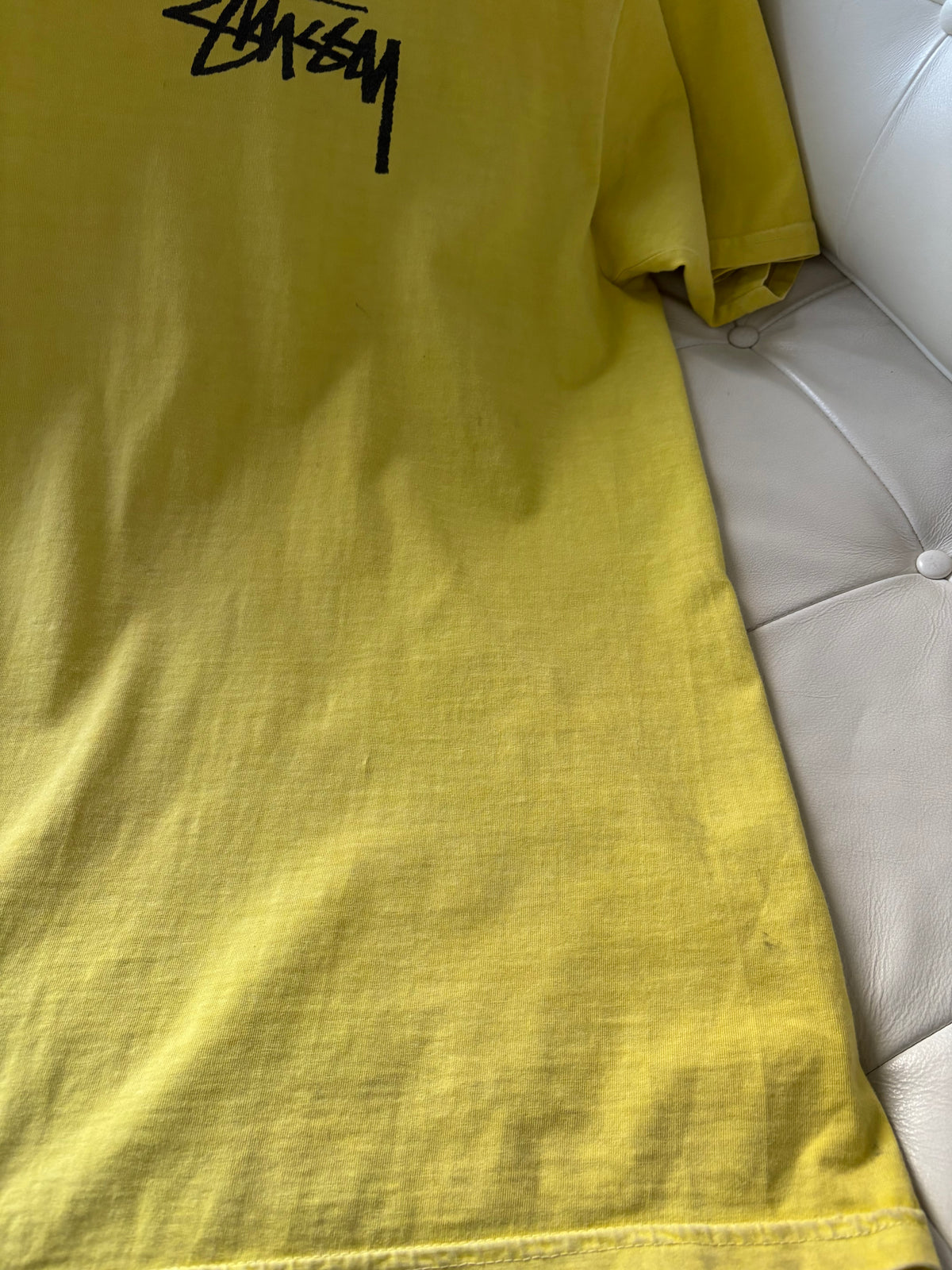 (L) Stussy Yellow Tee *As Is