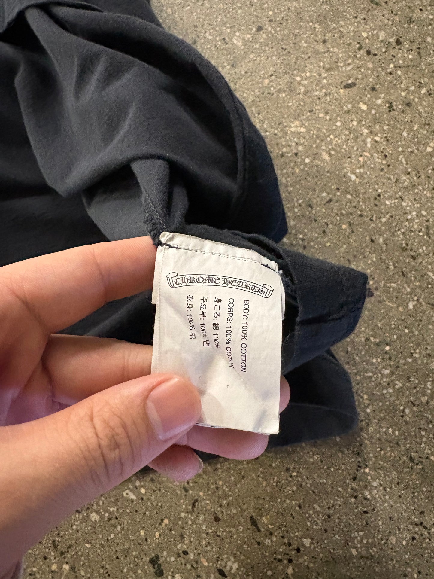 (XL) Chrome Hearts Vertical Scroll Tee