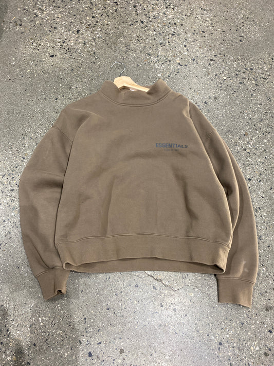 (XXS/XS) essentials brown mock