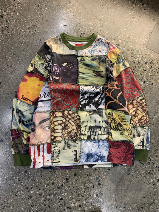 (M/L) Supreme Mosaic Patchwork Top