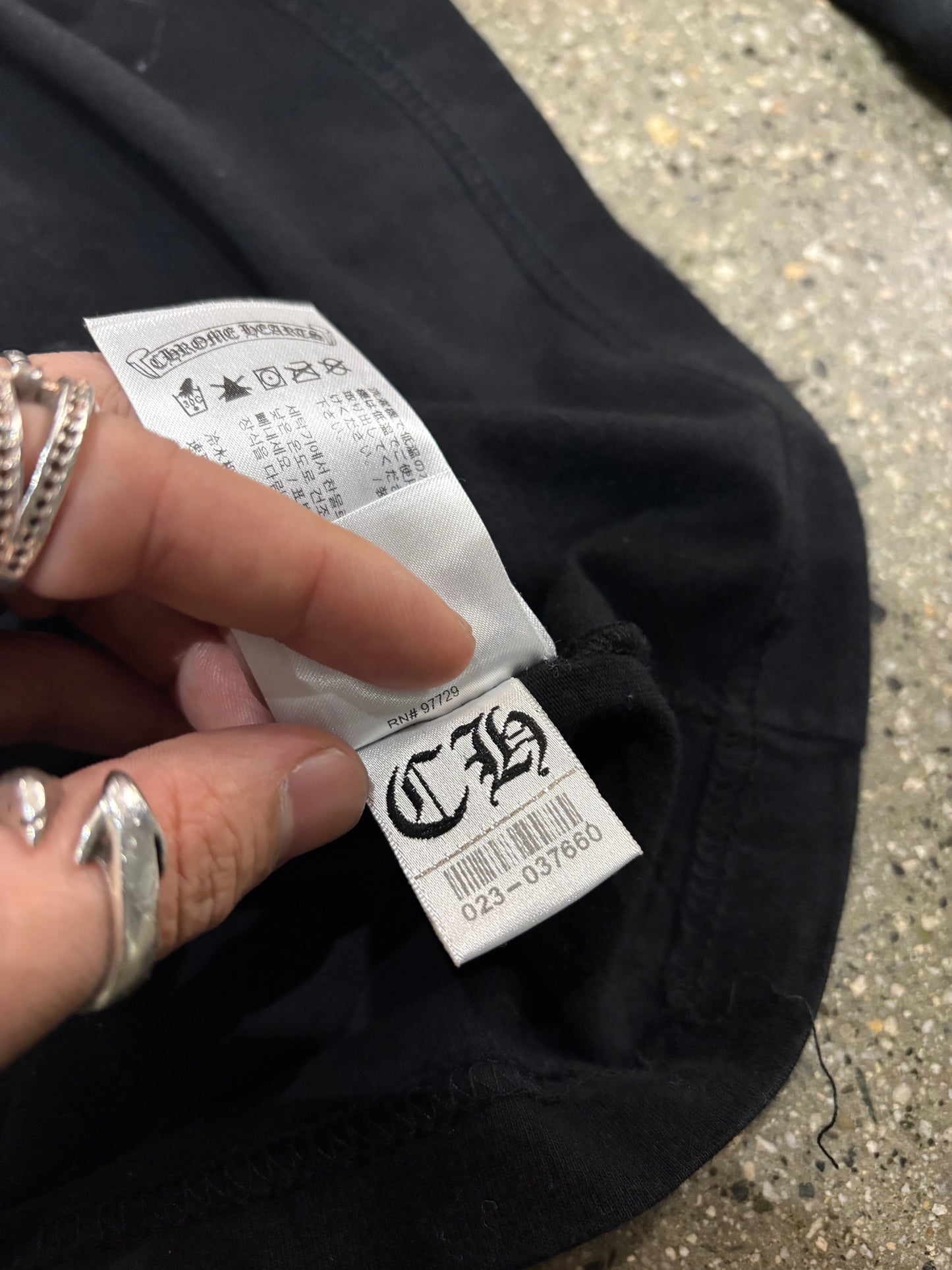 (S) Chrome Hearts Script Longsleeve