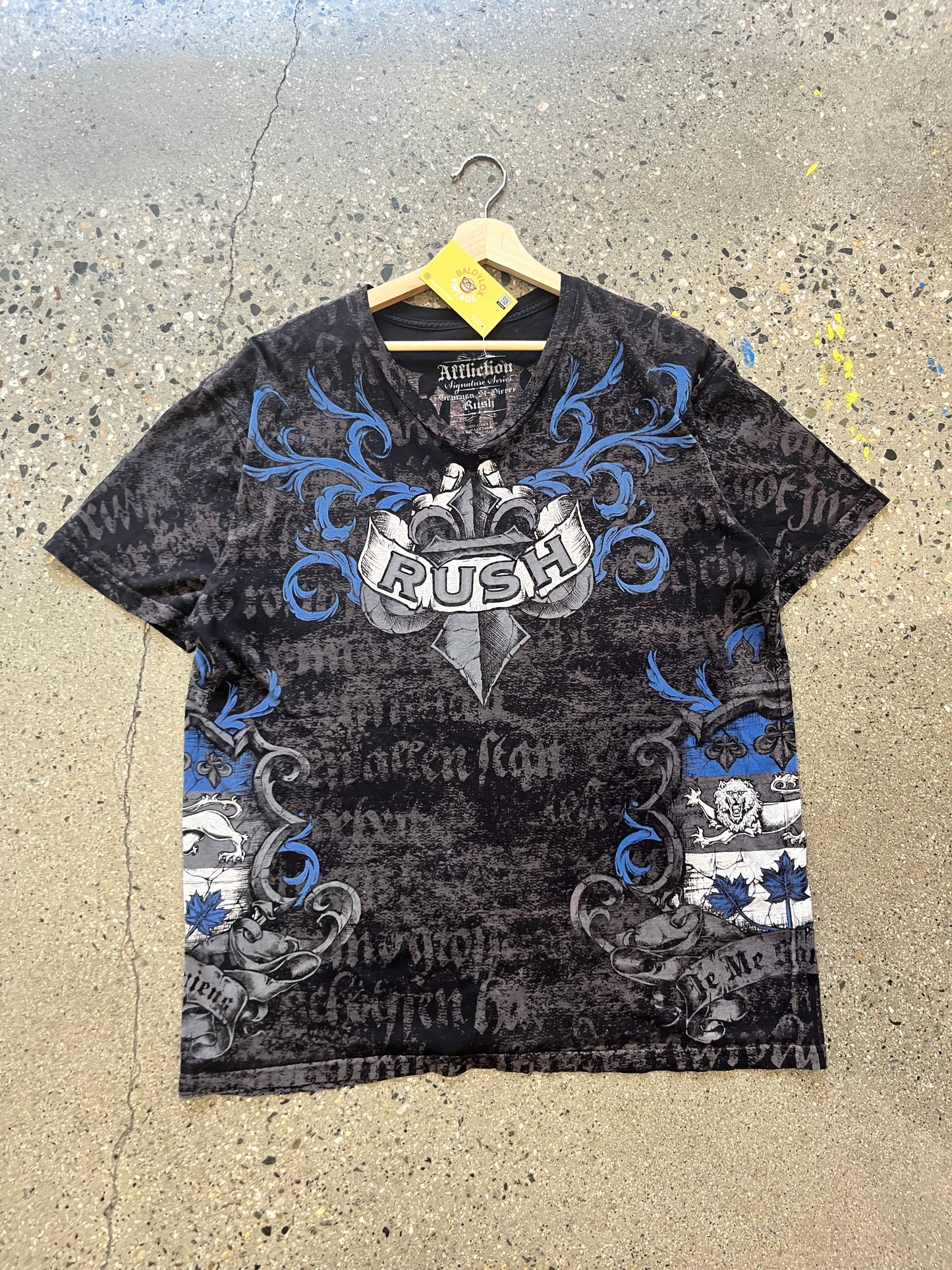 (XL) Affliction George St Pierre Rush Tee