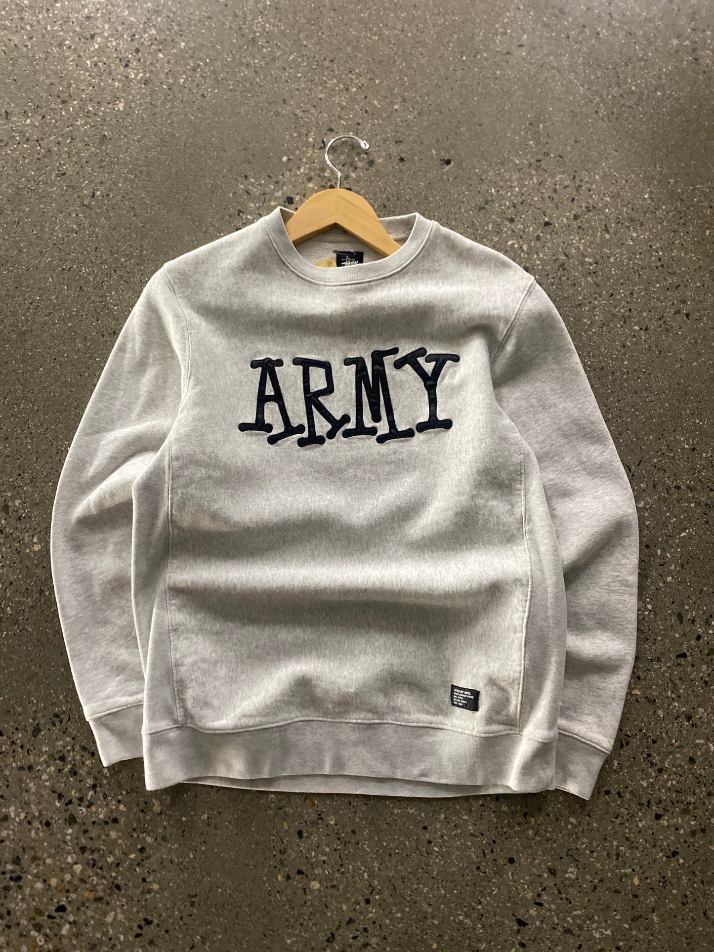 (M) Stussy Vintage Army Crewneck