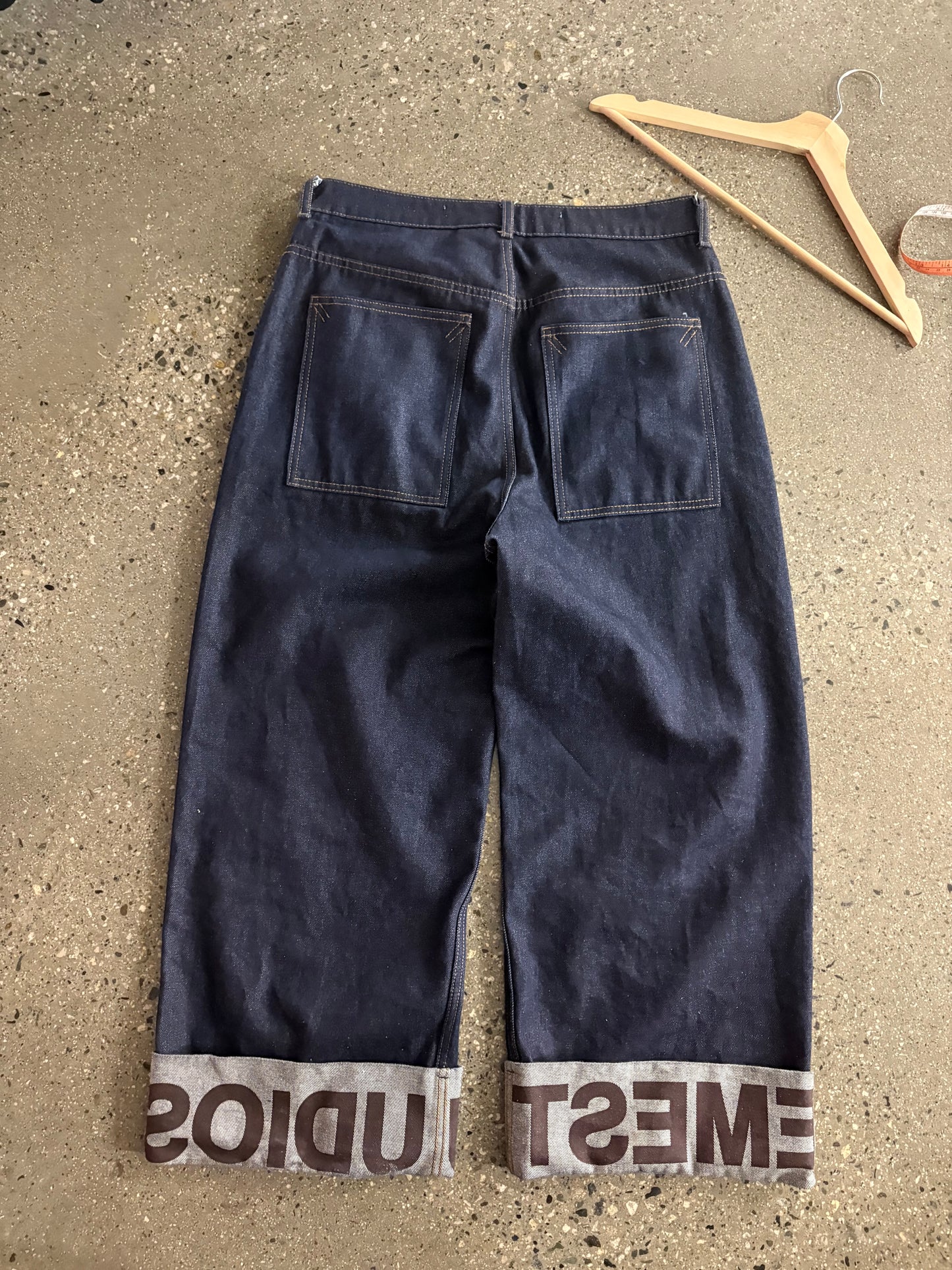32” Emes Studio Jeans Turned Raw Jeans