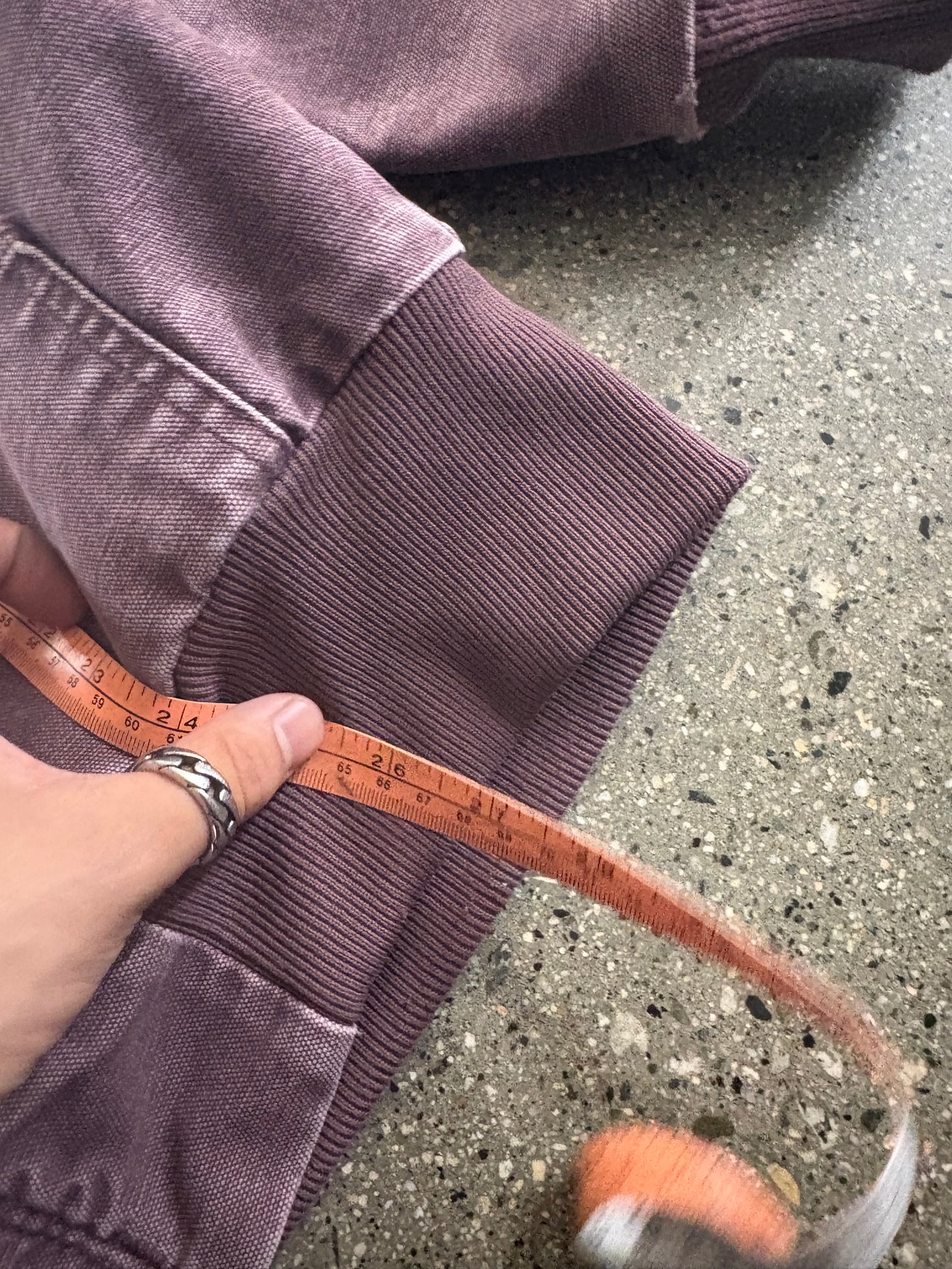 (S/M) Vintage Periwinkle Carhartt Hooded